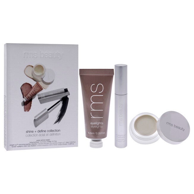 Shine plus Define Collection by RMS Beauty for Women - 3 Pc 0.28oz Eyelights Cream Eye Shadow, 0.17oz Living Luminizer, 0.34oz Mascara, See Description, alternate image number 2