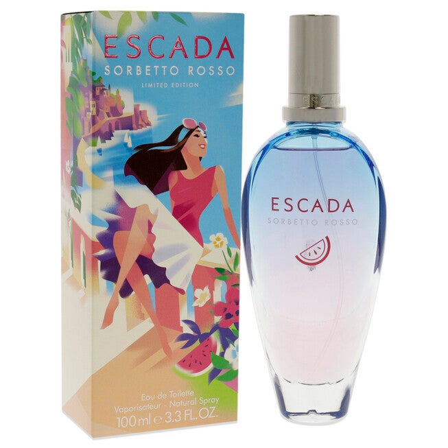 Sorbetto Rosso by Escada for Women - 3.3 oz EDT Spray (Limited Edition), , alternate image number null