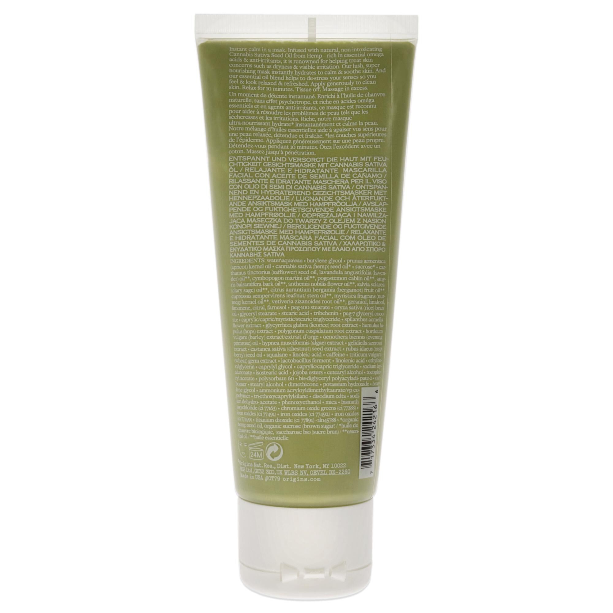 Hello Calm Relaxing and Hydrating Face Mask by Origins for Unisex - 2.5 oz Mask, See Description, alternate image number 1