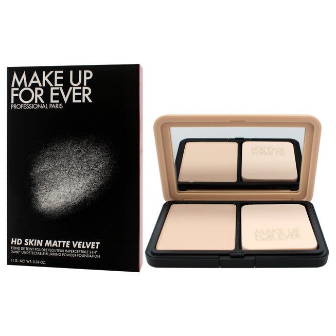 HD Skin Matte Velvet Powder Foundation - 1N00 Alabaster by Make Up For Ever for Women - 0.38 oz Foundation, Beige, alternate image number 2