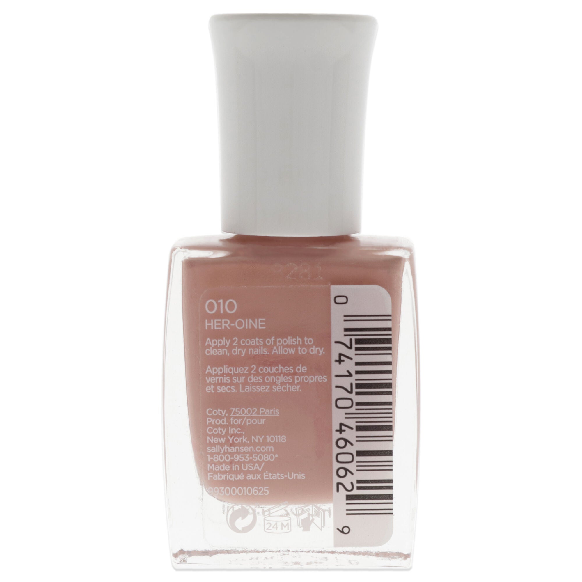 Mega Strength Nail Color - 010 Her-Oine by Sally Hansen for Women - 0.4 oz Nail Polish, Multi, alternate image number 2