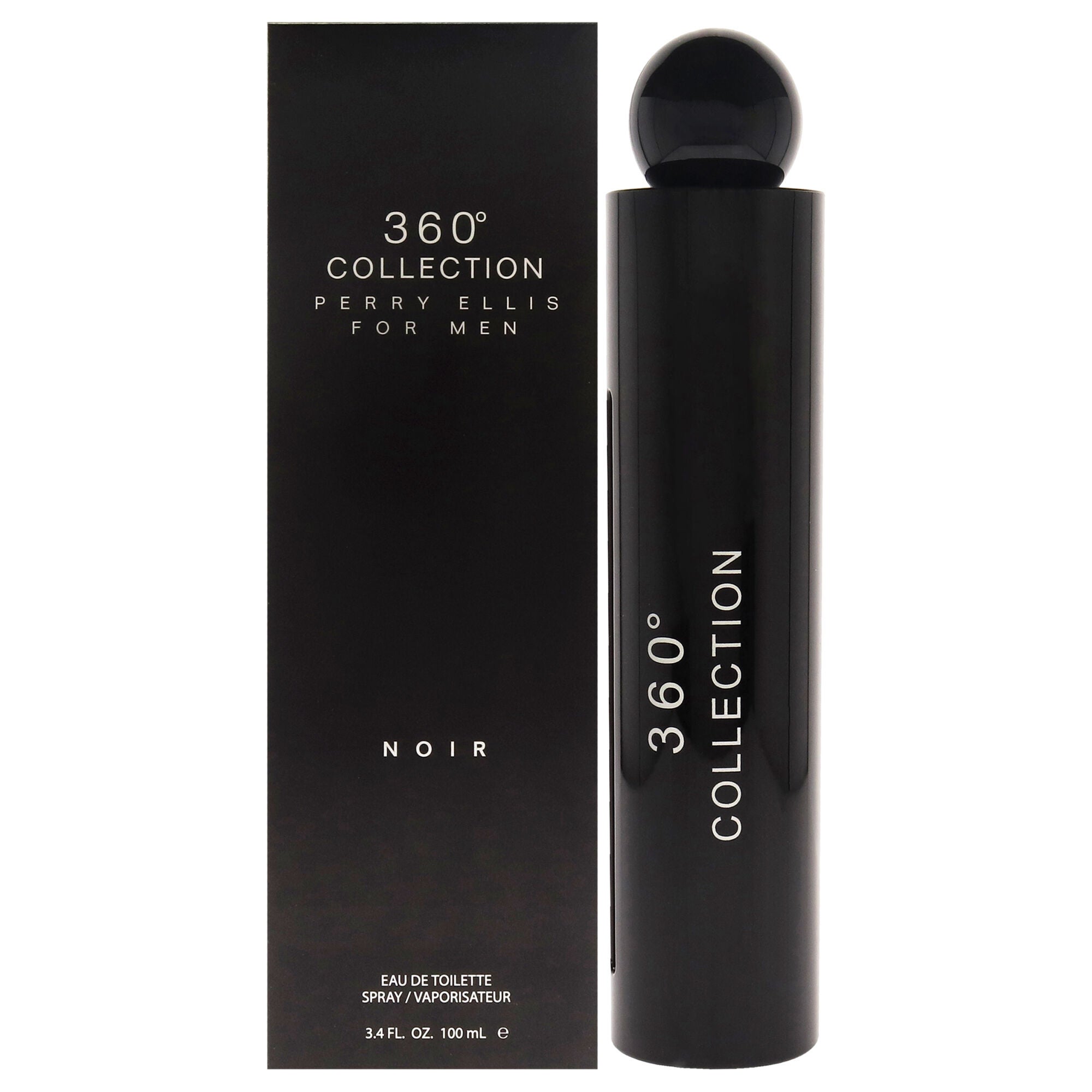 360 Collection Noir by Perry Ellis for Men - 3.4 oz EDT Spray, See Description, hi-res image number 0