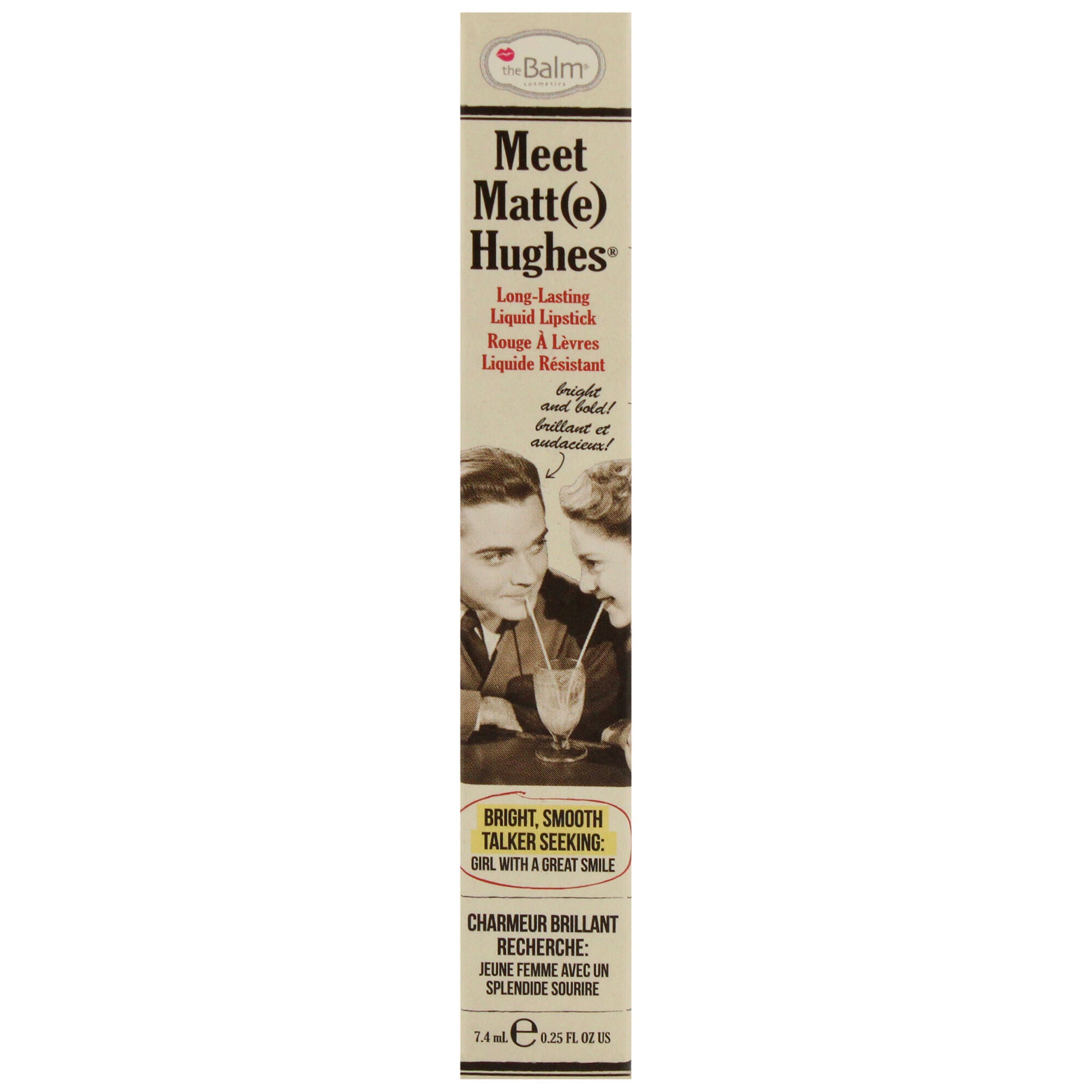 Meet Matte Hughes Long Lasting Liquid Lipstick - Fierce by the Balm for Women - 0.25 oz Lipstick, Brown, alternate image number 3