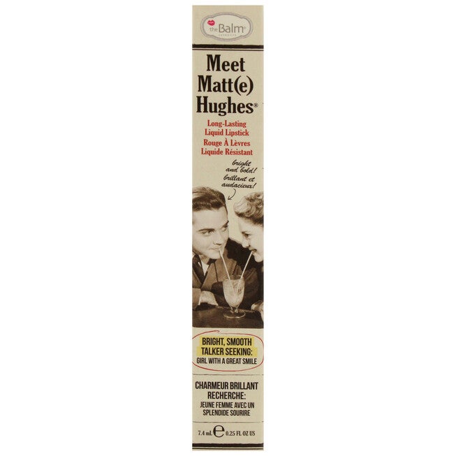 Meet Matte Hughes Long Lasting Liquid Lipstick - Fierce by the Balm for Women - 0.25 oz Lipstick, Brown, alternate image number 3