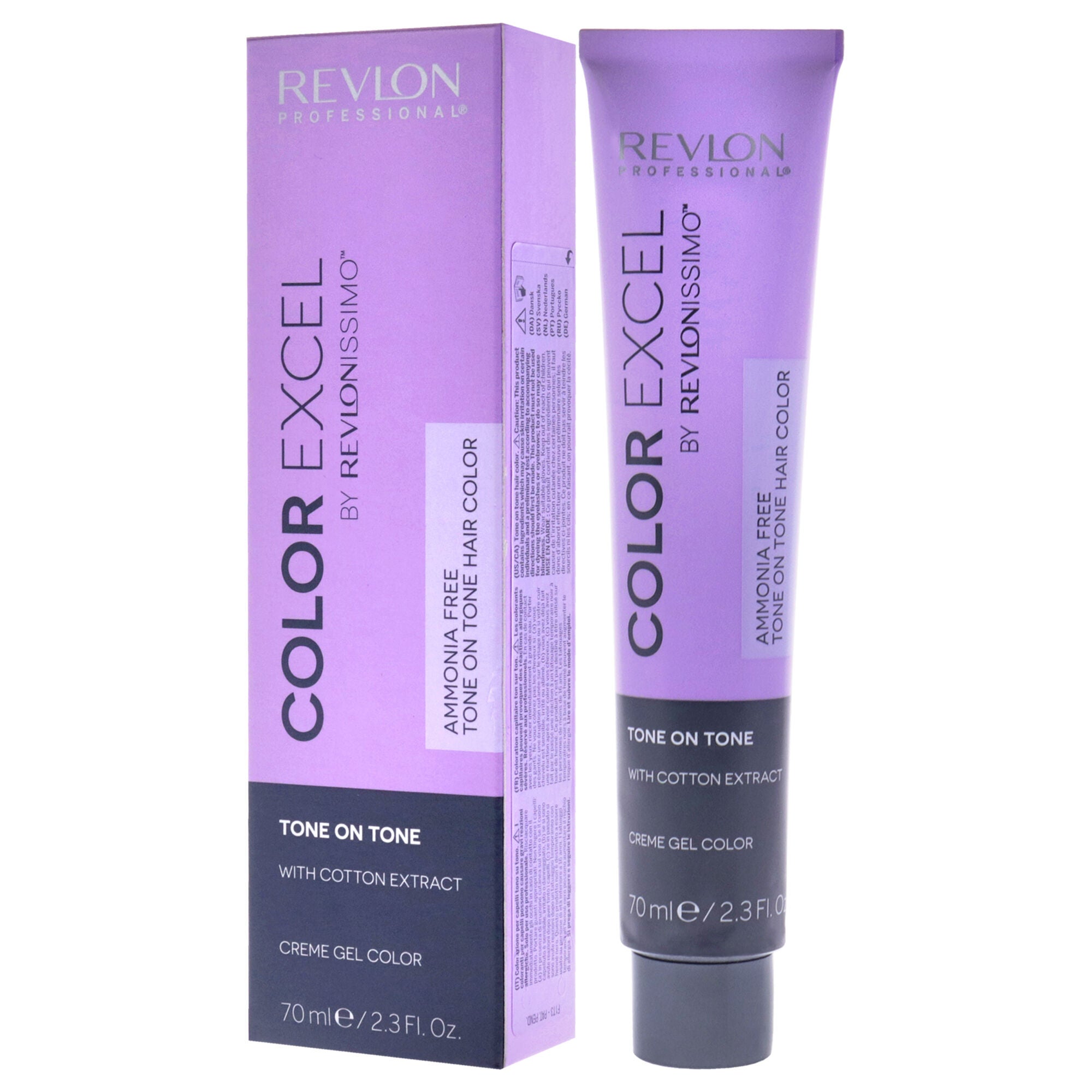 Revlonissimo Color Excel - 4.65 Medium Red Mahogany Brown by Revlon for Unisex - 2.3 oz Hair Color, See Description, alternate image number 2