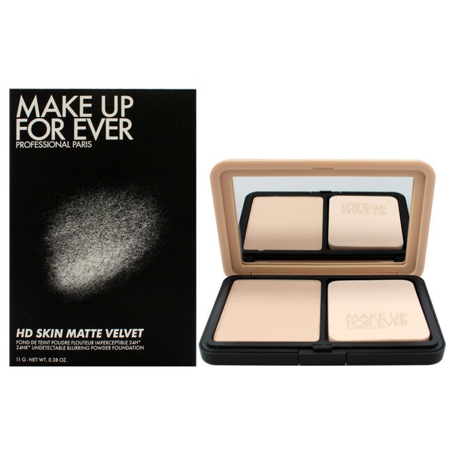 HD Skin Matte Velvet Powder Foundation - 1N00 Alabaster by Make Up For Ever for Women - 0.38 oz Foundation, Beige, hi-res image number 0