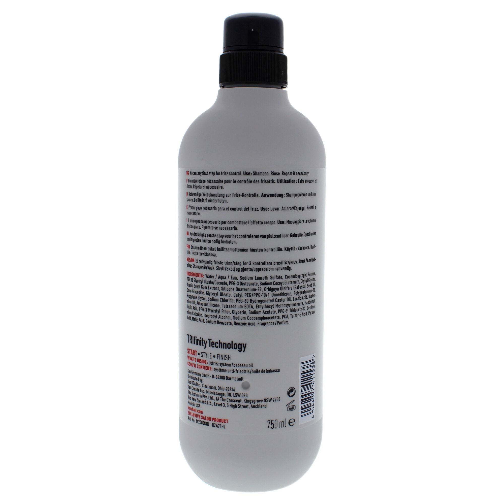 Tame Frizz Shampoo by KMS for Unisex - 25.3 oz Shampoo, , alternate image number 5