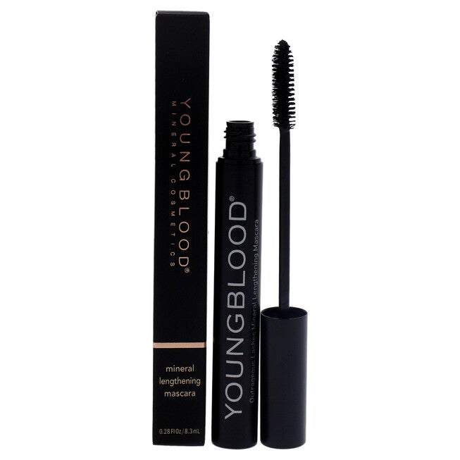 Outrageous Lashes Mineral Lengthening Mascara - Blackout by Youngblood for Women - 0.28 oz Mascara, NA, hi-res image number null
