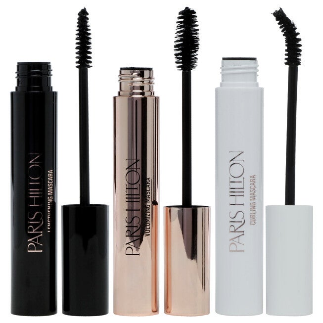 Steal The Show Mascara Trio by Paris Hilton Cosmetics for Women - 3 Pc 0.27oz Lengthening Mascara, 0.27oz Volumizing Mascara, 0.27oz Curling Mascara, , alternate image number 5
