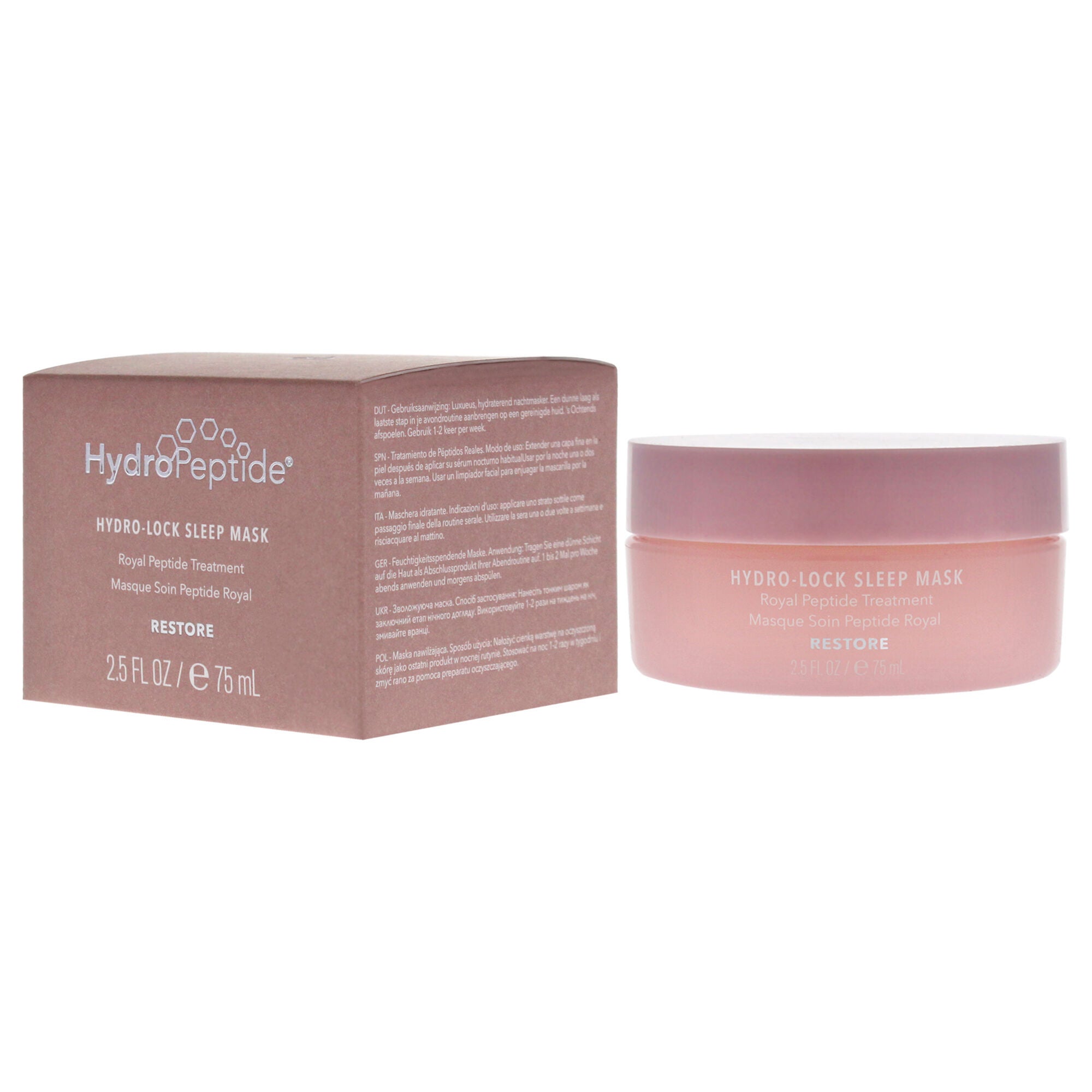 Hydro-Lock Sleep Mask by Hydropeptide for Unisex - 2.5 oz Mask, See Description, alternate image number 3