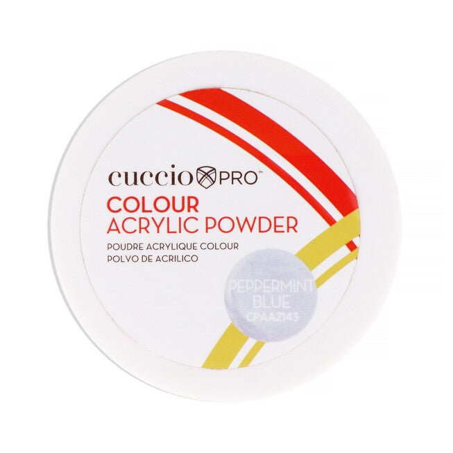 Colour Acrylic Powder - Peppermint Blue by Cuccio PRO for Women - 1.6 oz Acrylic Powder, See Description, hi-res image number 0