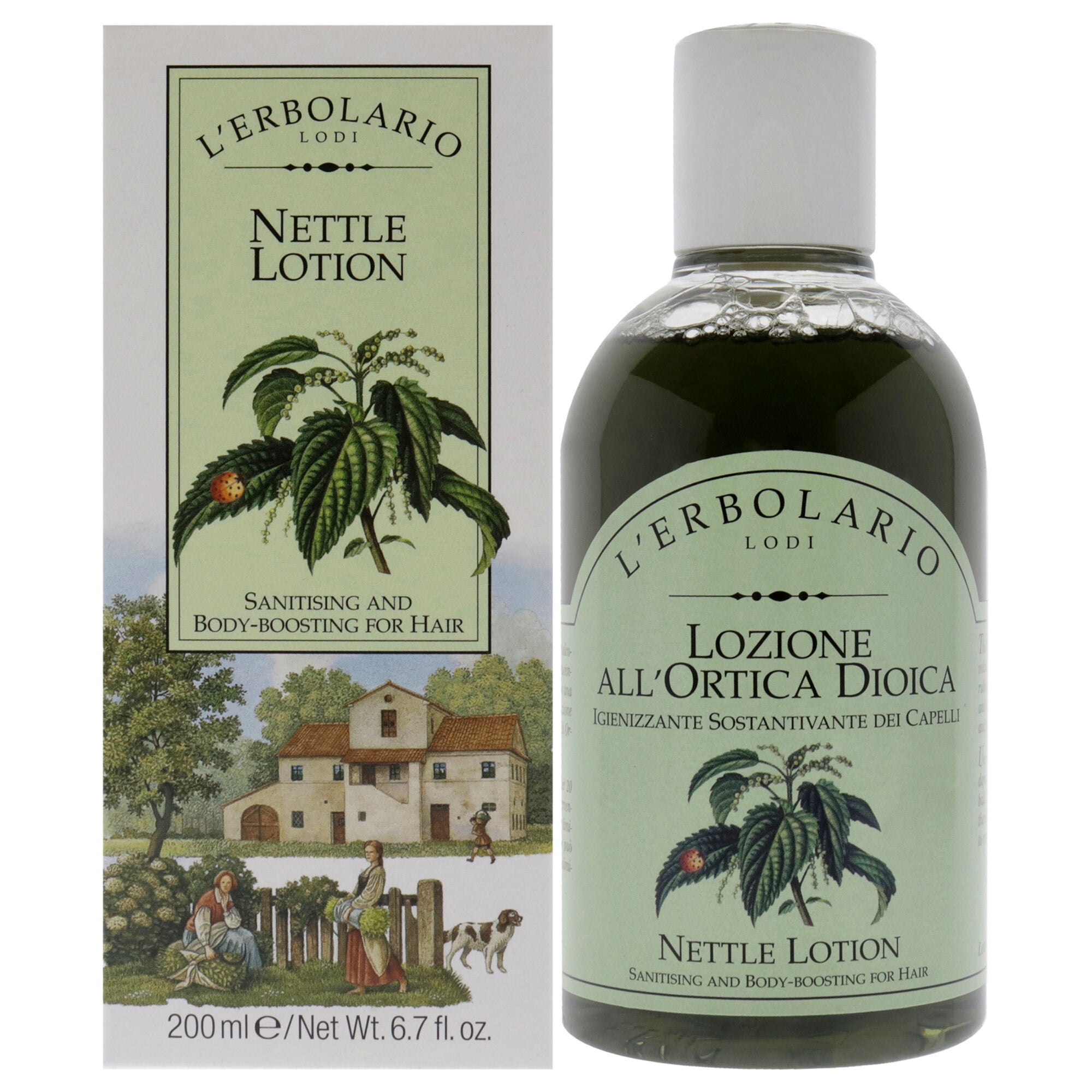 Nettle Lotion by LErbolario for Unisex - 6.7 oz Lotion, See Description, hi-res image number 0