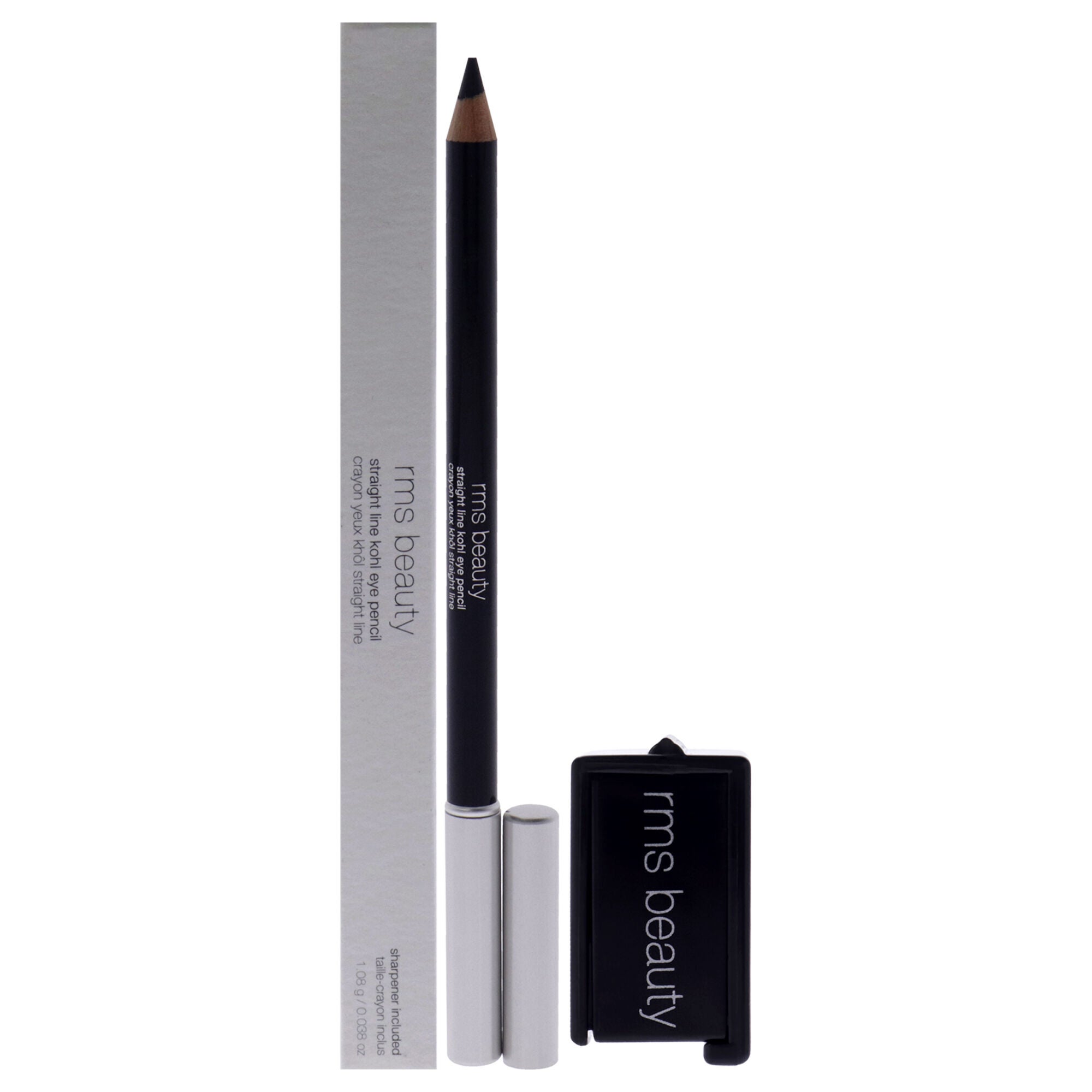 Straight Line Kohl Eye Pencil - HD Black by RMS Beauty for Women - 0.038 oz Eye Pencil, See Description, hi-res image number 0