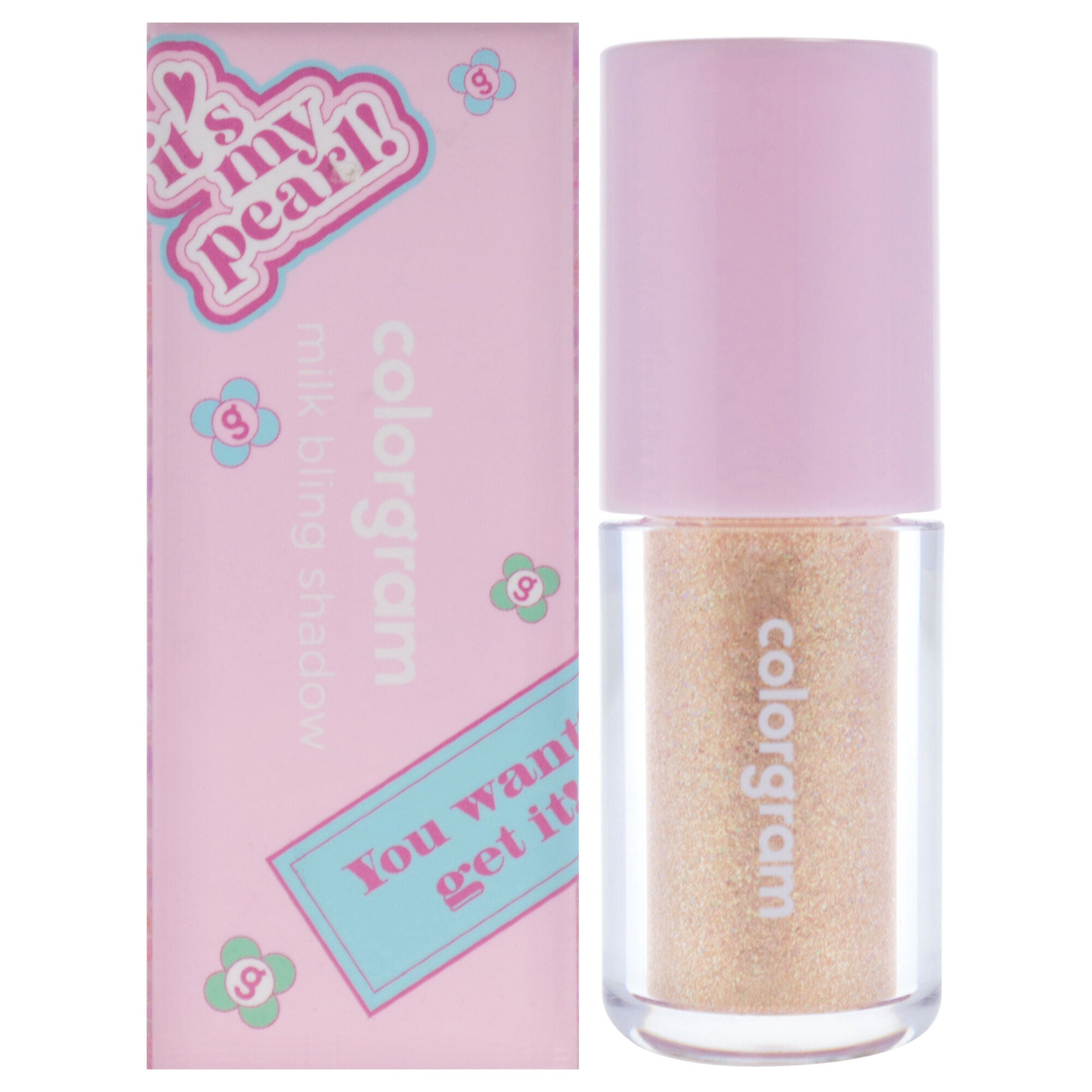 Milk Bling Shadow - 10 Final Pearl by Colorgram for Women - 0.11 oz Eye Shadow, Gold, hi-res image number 0