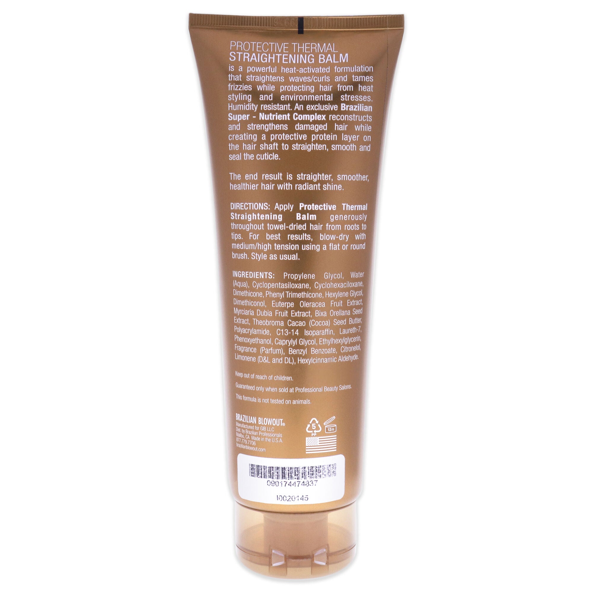 Acai Protective Thermal Straightening Balm by Brazilian Blowout for Unisex - 8 oz Balm, See Description, alternate image number 2