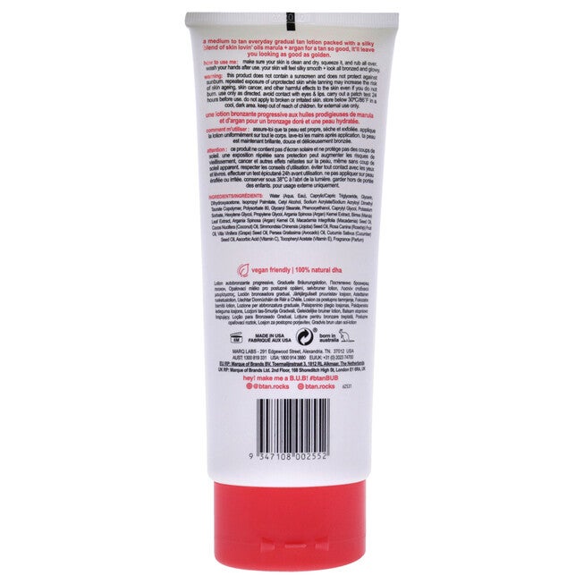 Just Shut Up and Sun kiss Me Gradual Tan Lotion by B.Tan for Unisex - 8 oz Bronzer, See Description, alternate image number 1