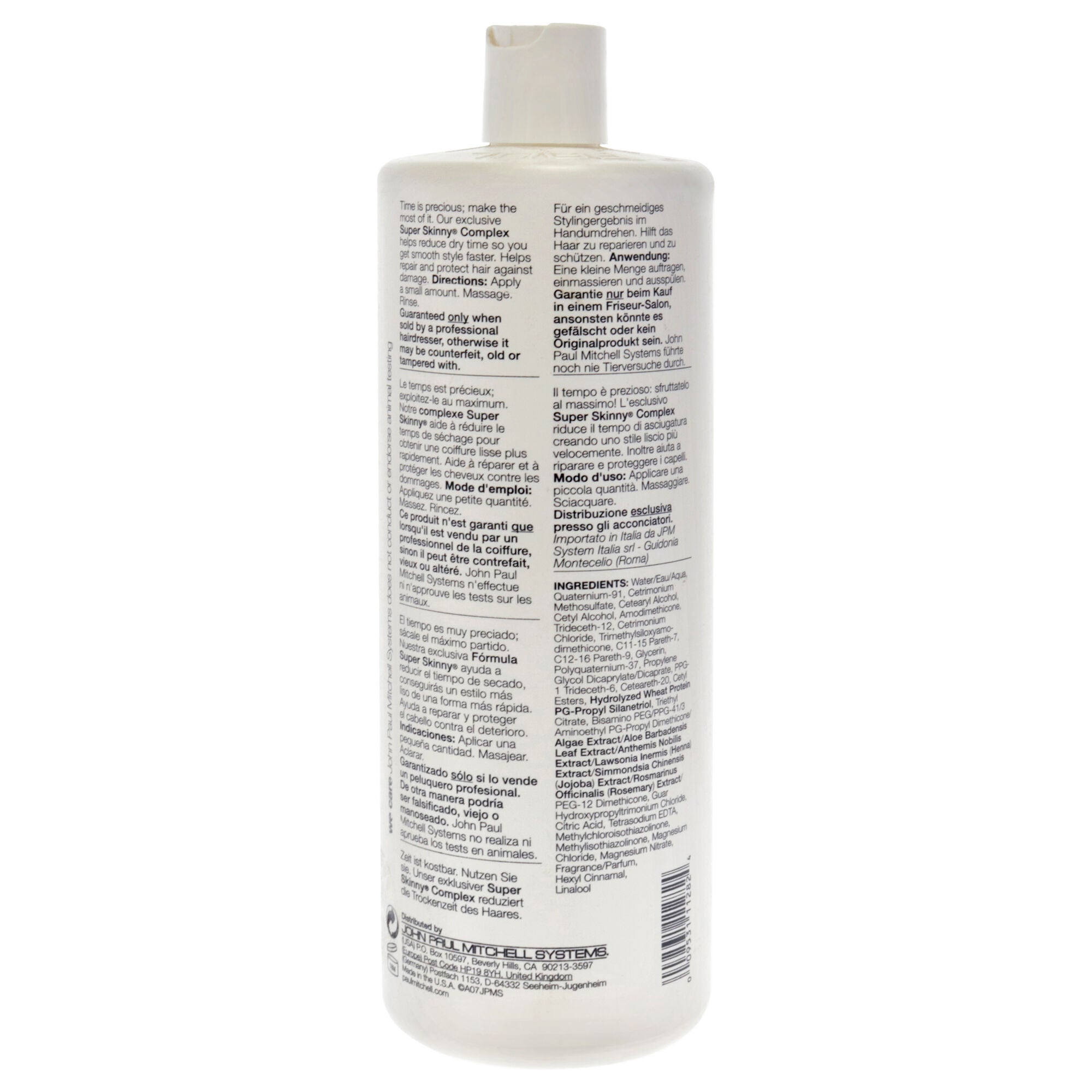 Super Skinny Treatment by Paul Mitchell for Unisex - 33.8 oz Treatment, See Description, alternate image number 1