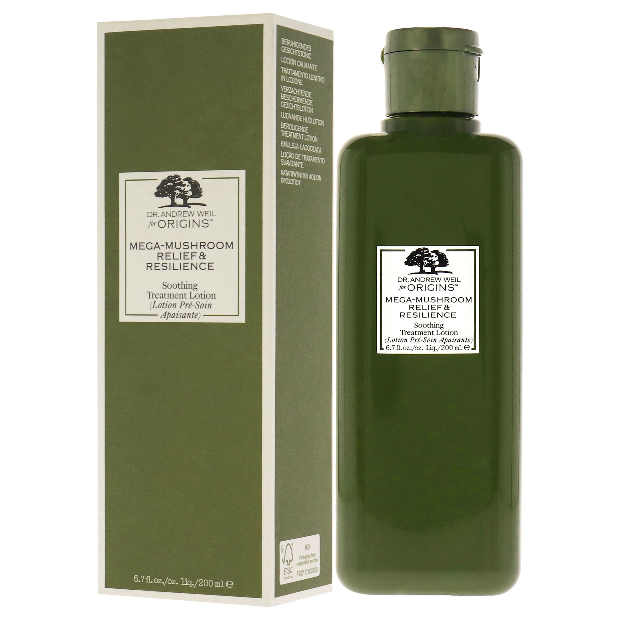 Mega-Mushroom Relief and Resilience Soothing Treatment Lotion by Origins for Women - 6.7 oz Treatment, , alternate image number 7