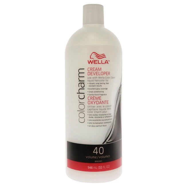 Color Charm 40 Volume Creme Developer by Wella for Unisex - 32 oz Lightener, See Description, hi-res image number 0