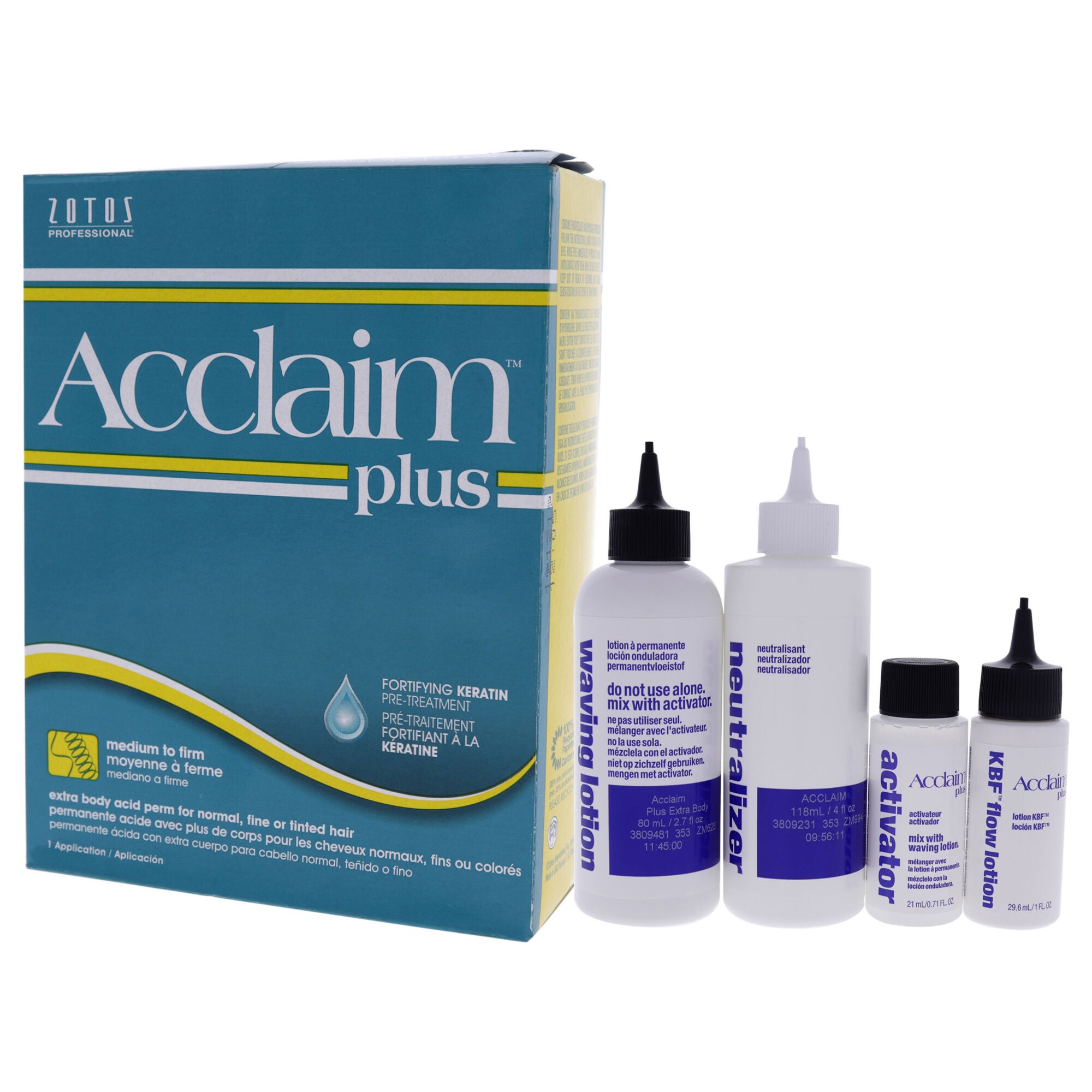 Acclaim Plus Extra Body Acid Perm by Zotos for Unisex - 1 Application Treatment, , alternate image number 8