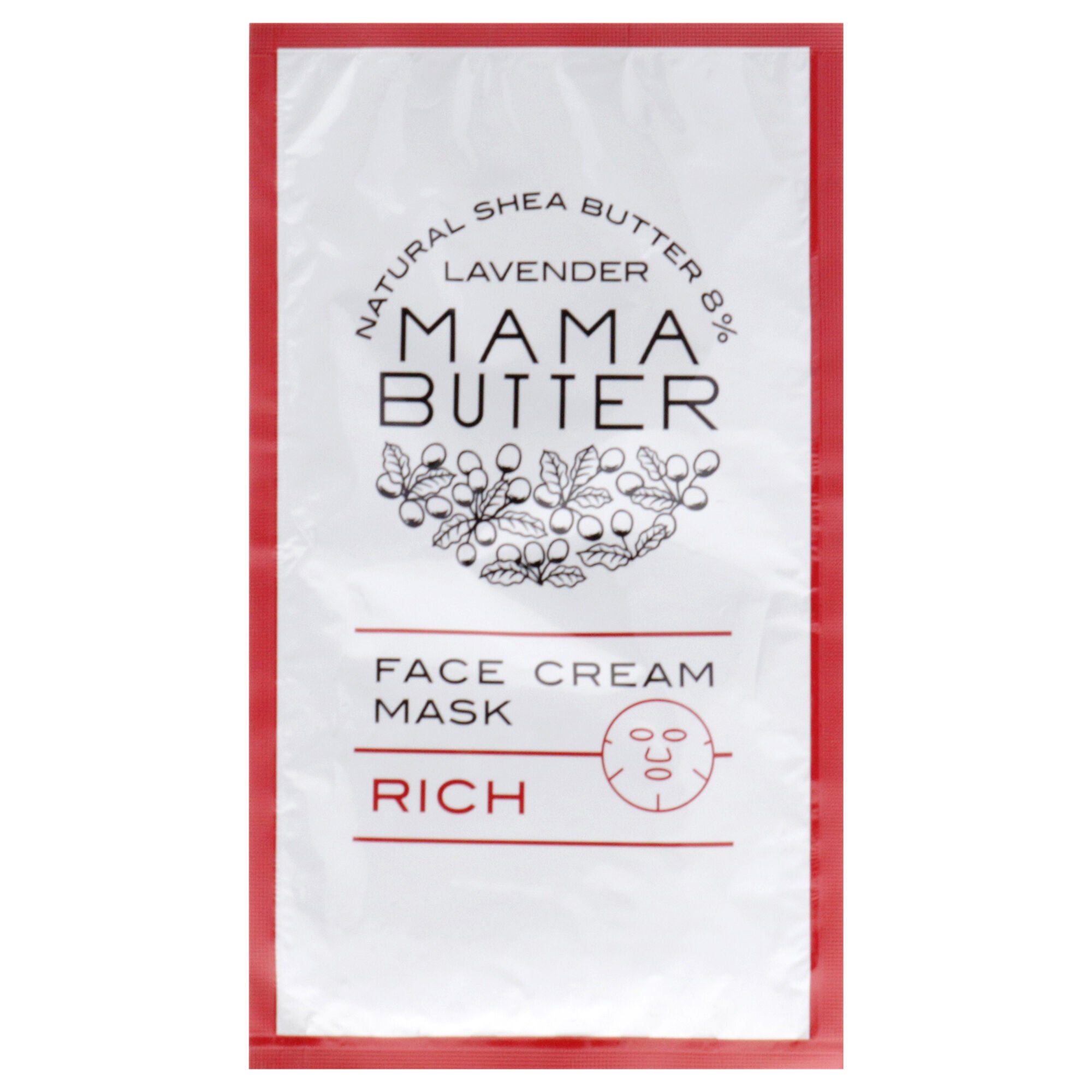 Face Cream Mask - Rich by Mama Butter for Women - 1 Pc Mask, See Description, hi-res image number 0