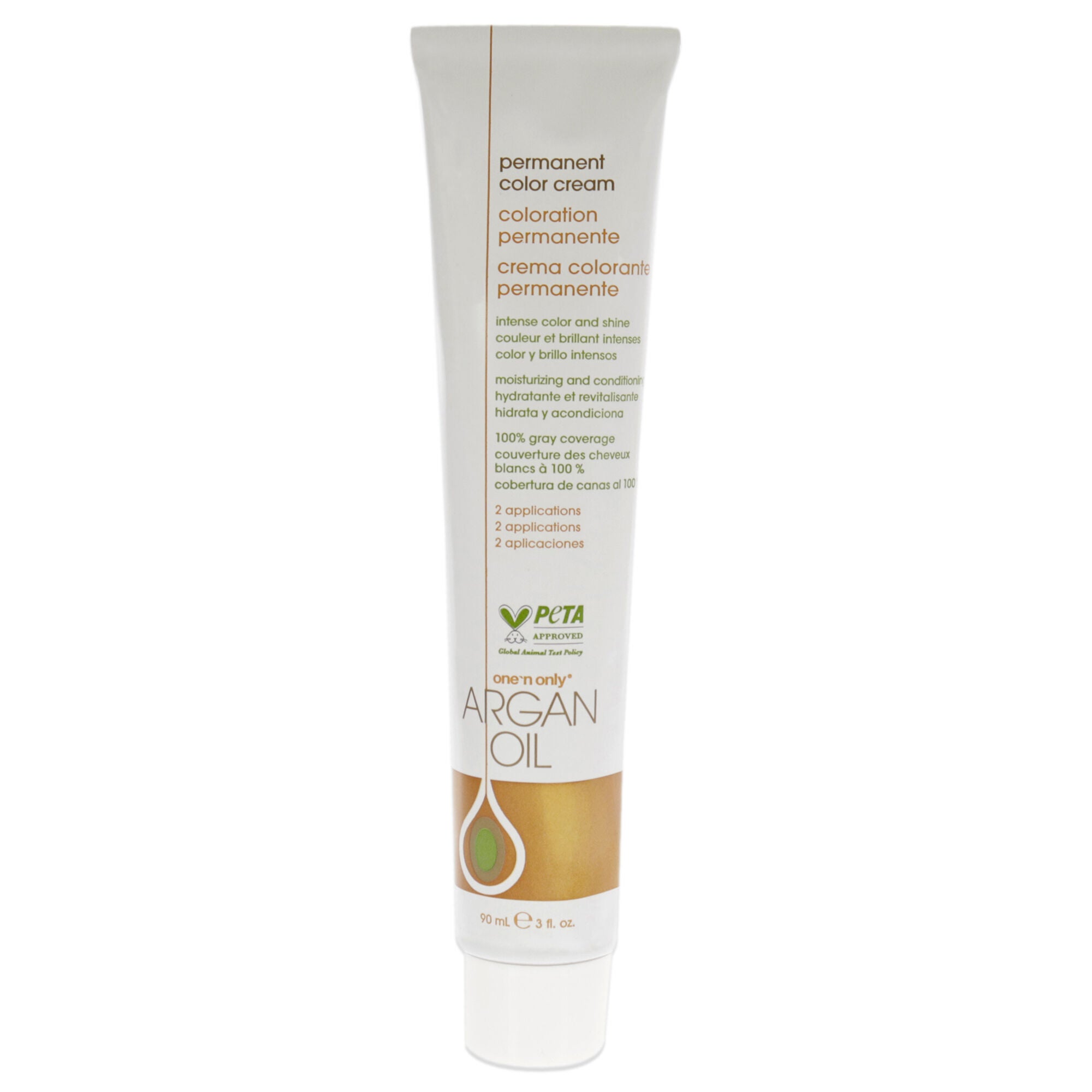 Argan Oil Permanent Color Cream - 7RG Medium Tangerine Blonde by One n Only for Unisex - 3 oz Hair Color, , alternate image number 5