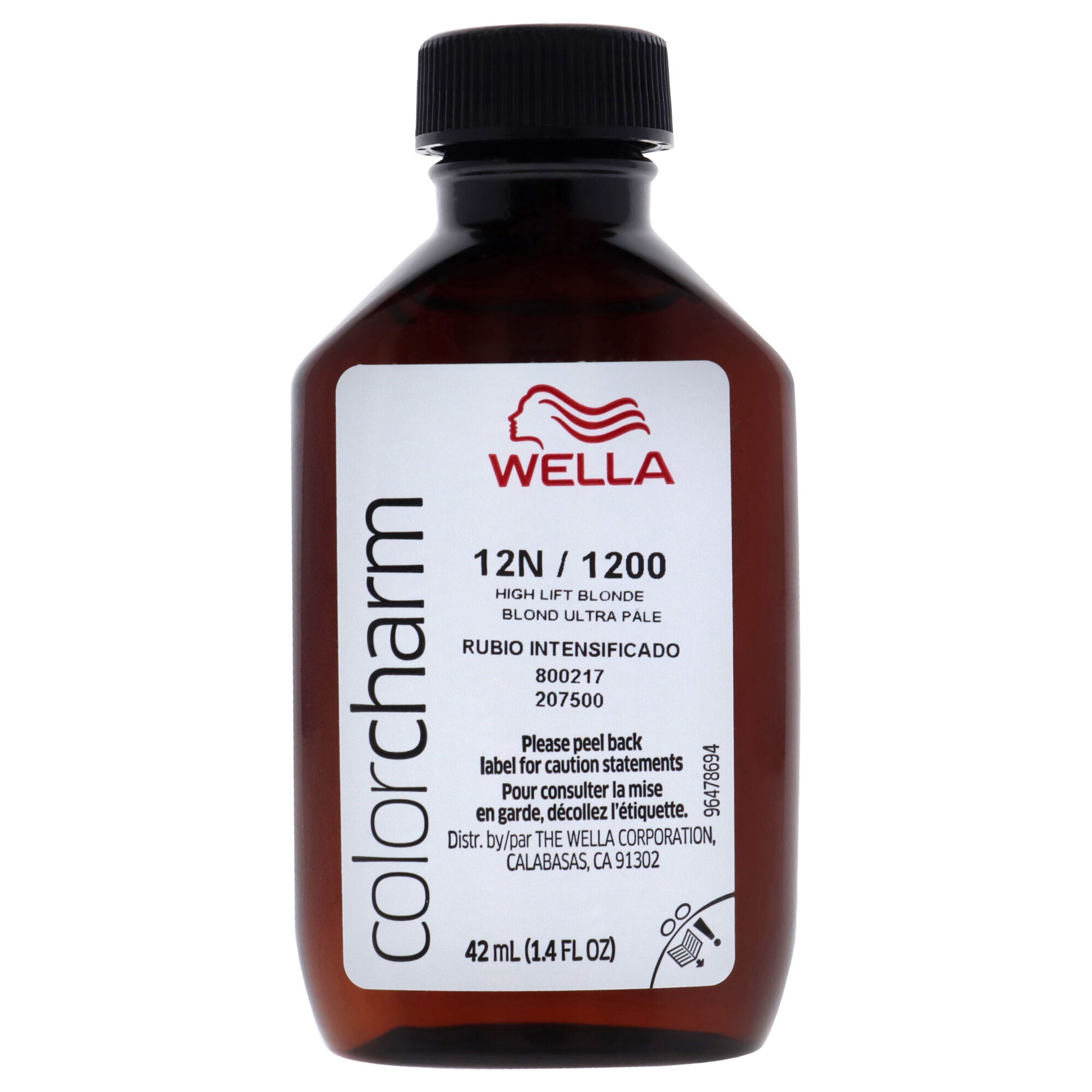 Color Charm Permanent Liquid Hair Color - 12N 1200 High Lift Blonde by Wella for Unisex - 1.42 oz Hair Color, See Description, alternate image number 4
