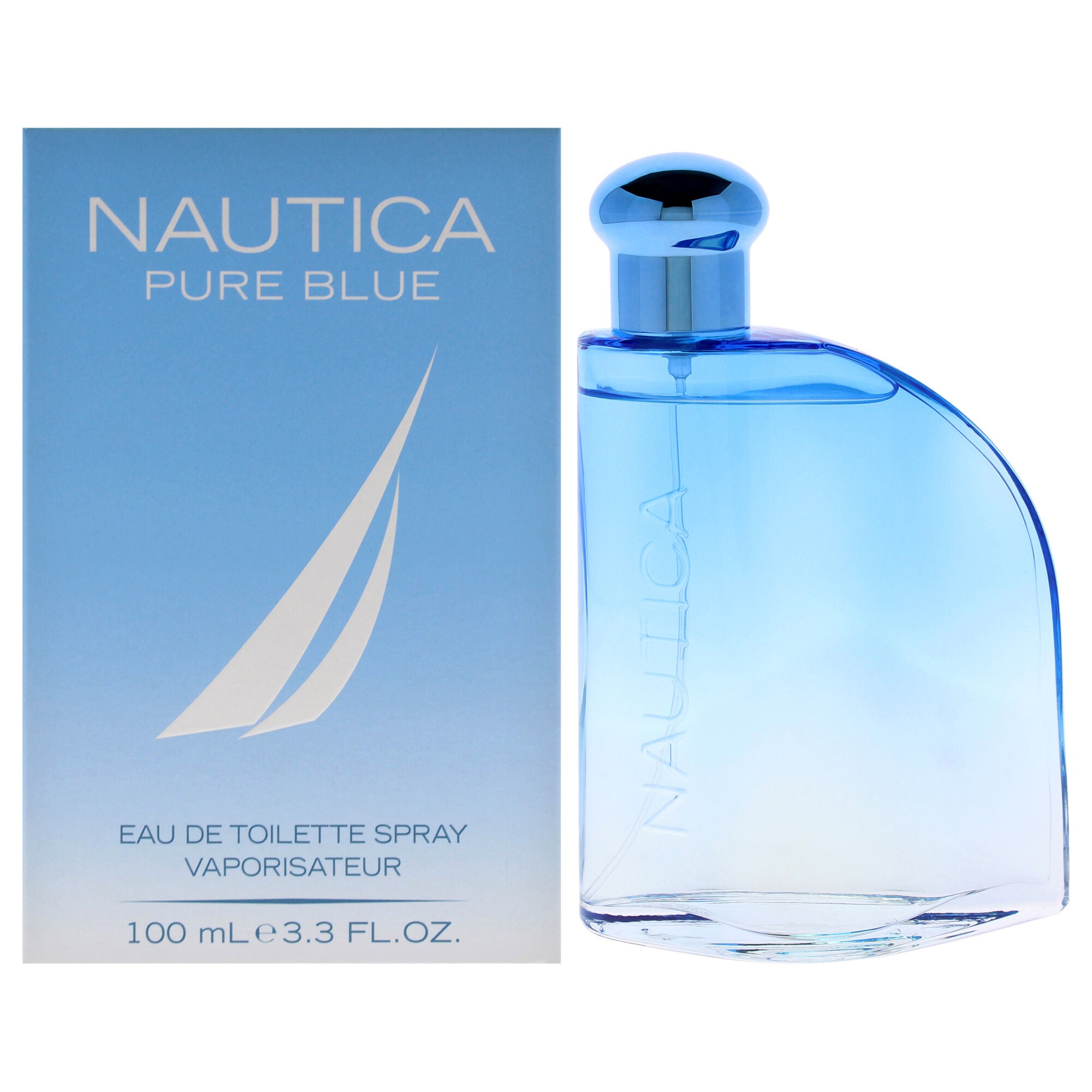 Nautica Pure Blue by Nautica for Men - 3.4 oz EDT Spray, Clear, hi-res image number 0