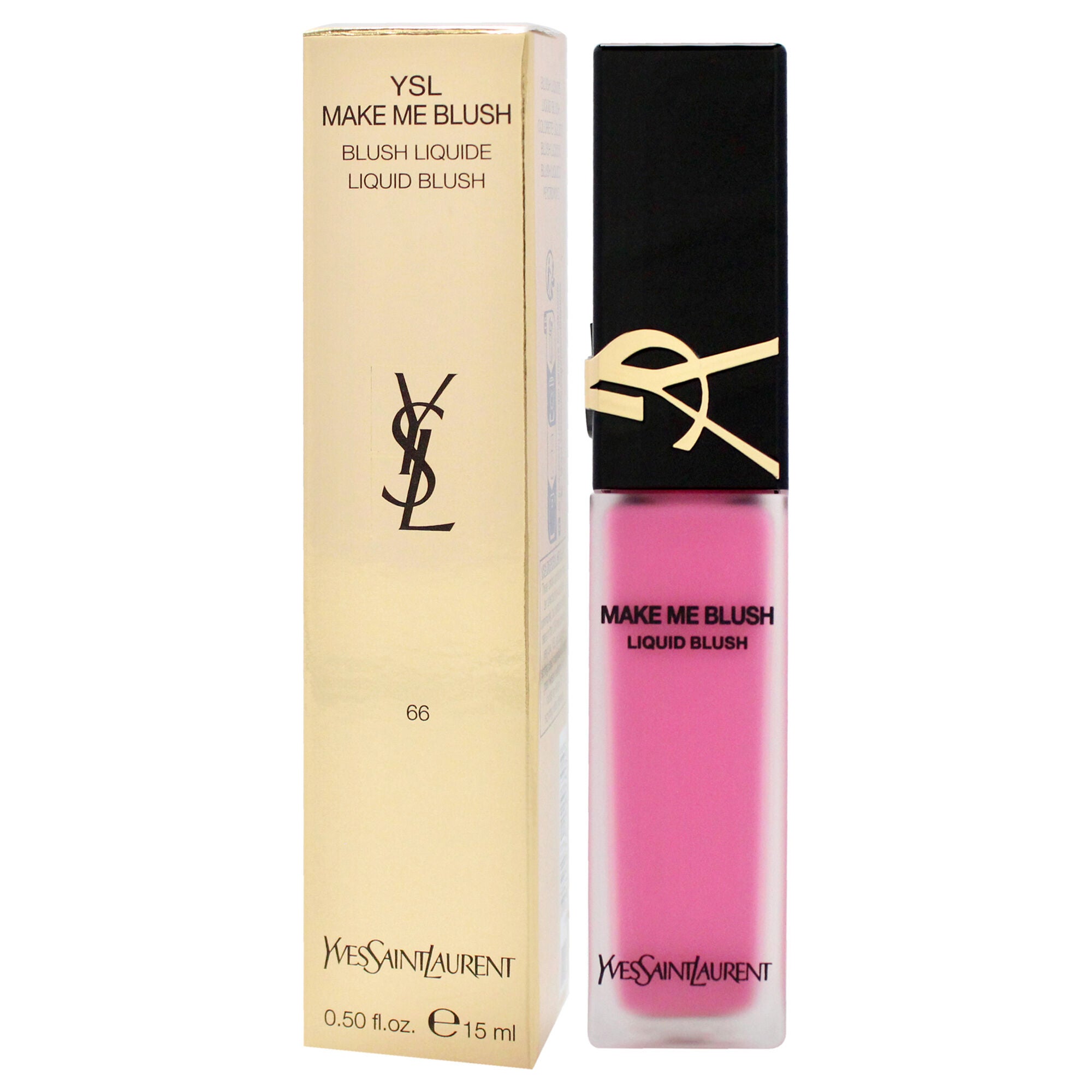 Make Me Blush Liquid Blush - 66 Fuchsia Fling by Yves Saint Laurent for Women - 0.50 oz Blush, Pink, alternate image number 3