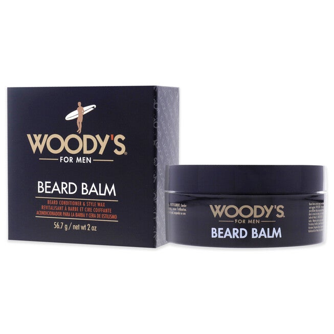Beard Balm by Woodys for Men - 2 oz Balm, See Description, alternate image number 2
