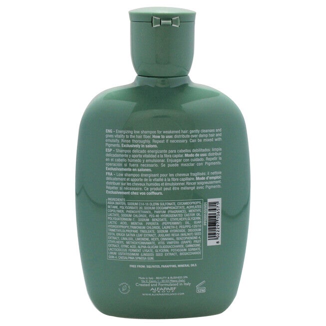 Semi Di Lino Scalp Renew Energizing Low Shampoo by Alfaparf Milano for Unisex - 8.45 oz Shampoo, See Description, alternate image number 1