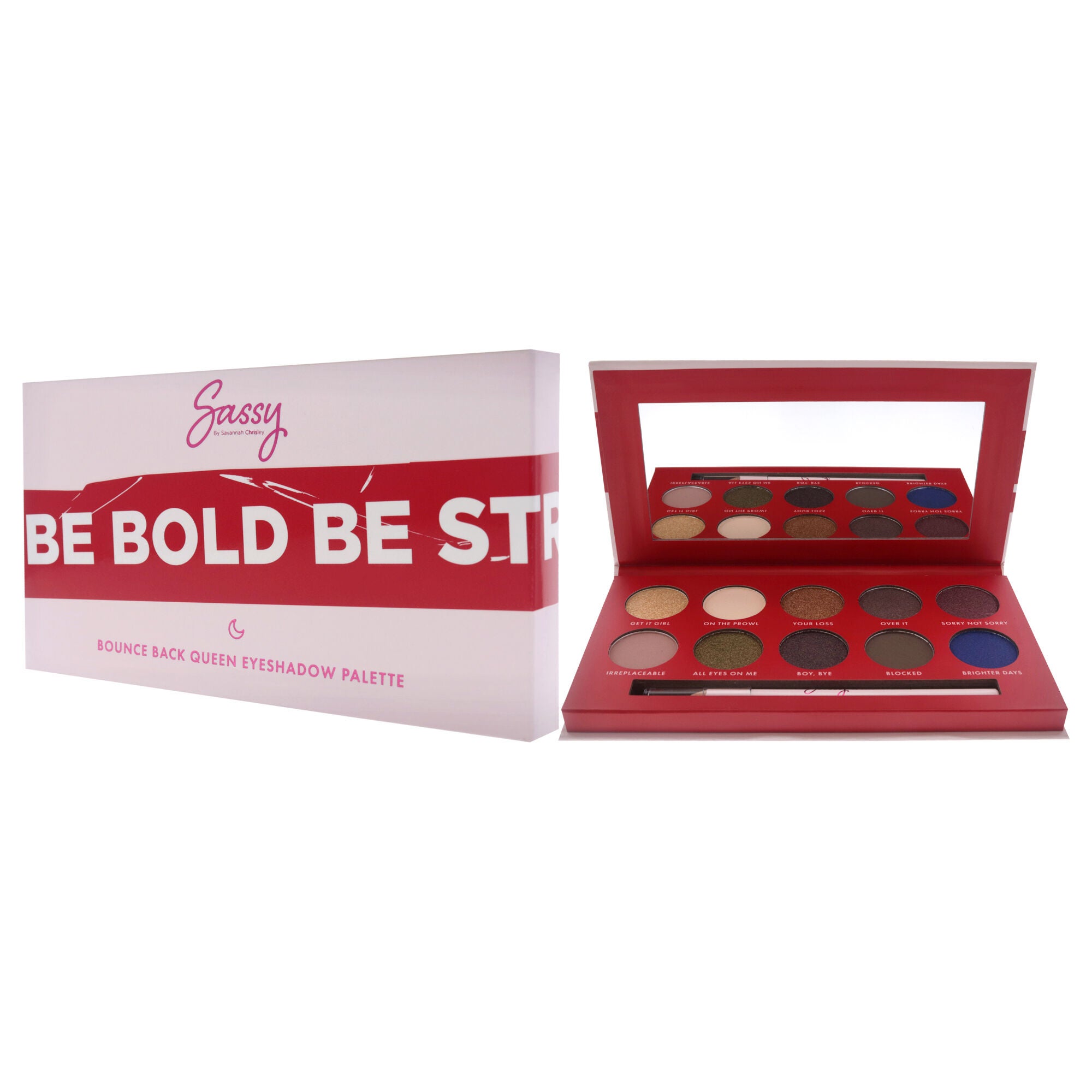 Bounce Back Queen Palette by Sassy by Savannah Chrisley for Women - 2 Pc Eye Palette, Eyeliner Pencil - Black, , alternate image number 7
