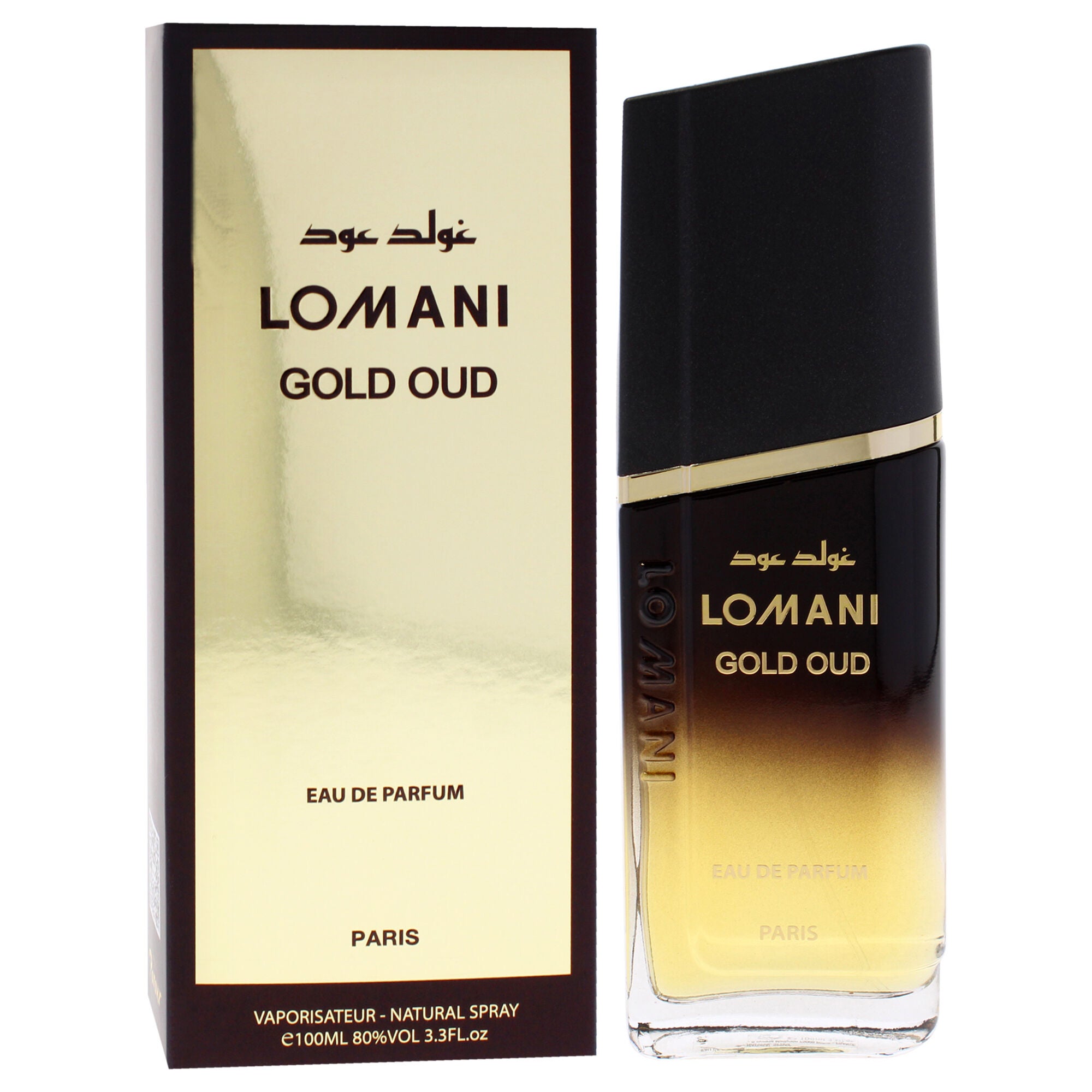 Gold Oud by Lomani for Men - 3.3 oz EDP Spray, Clear, alternate image number 2