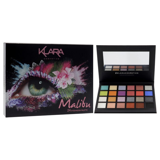24 Eyeshadow Palette - Malibu by Klara for Women - 1.68 oz Eye Shadow, See Description, alternate image number 1