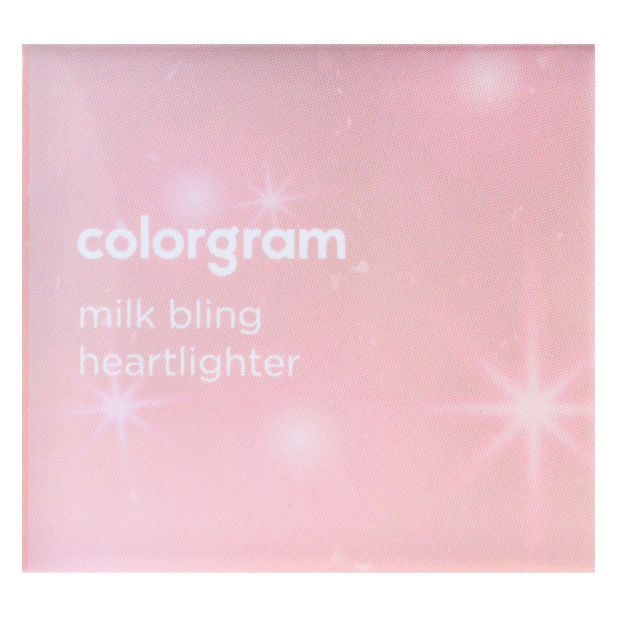 Milk Bling Heartlighter - 01 Peach Heart by Colorgram for Women - 0.07 oz Highlighter, Brown, alternate image number 4