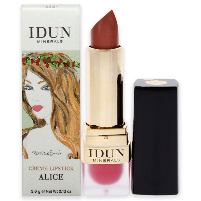Creme Lipstick - 202 Alice by Idun Minerals for Women - 0.13 oz Lipstick, See Description, hi-res image number 0
