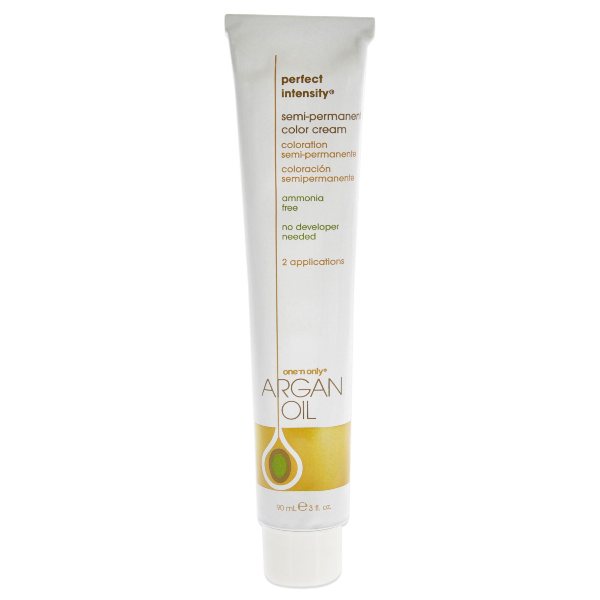 Argan Oil Perfect Intensity Semi-Permanent Color Cream - Silver by One n Only for Unisex - 3 oz Hair Color, See Description, alternate image number 3