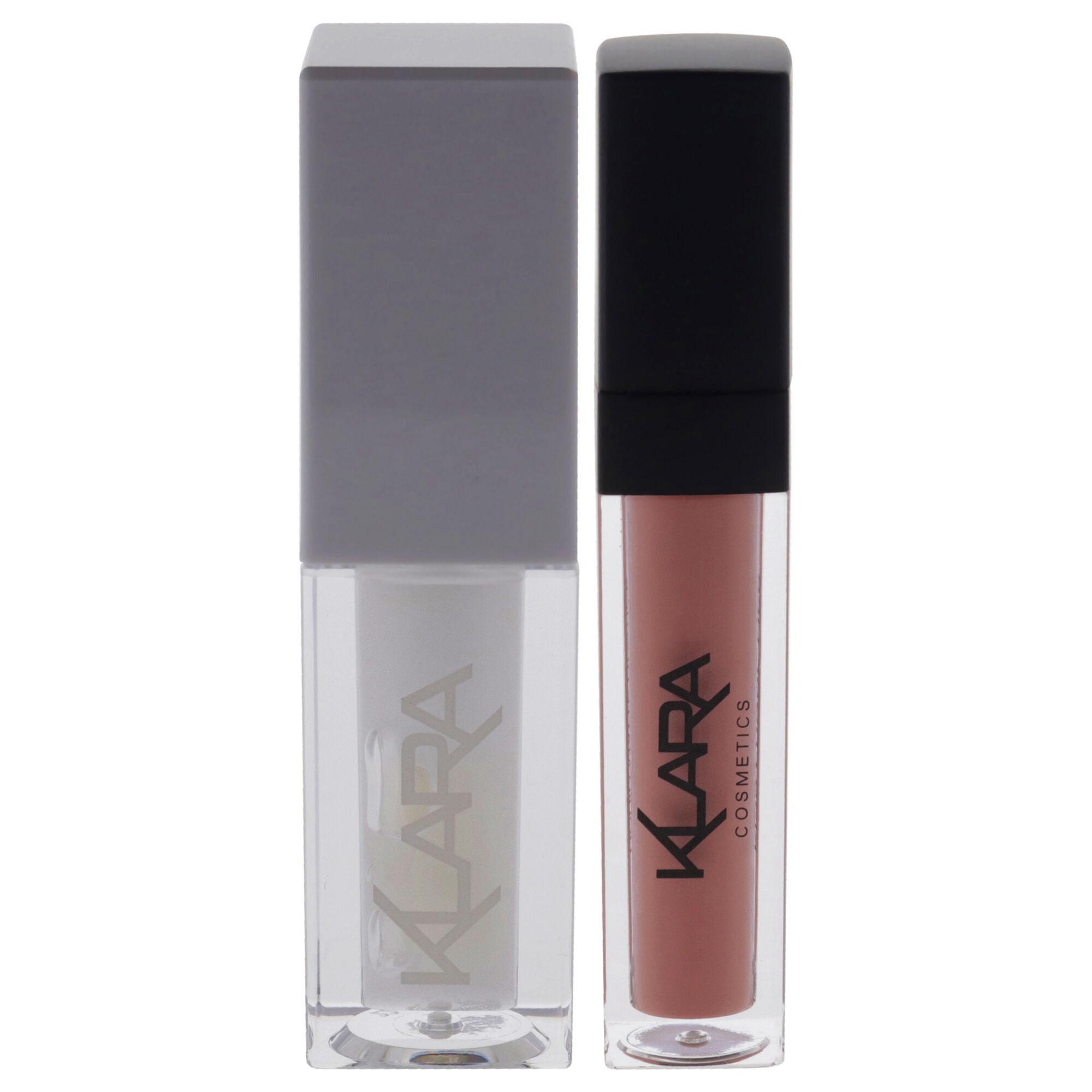 The Lip Therapy Kit by Klara for Women - 3 Pc 0.18oz Lip Maximizer Day Plumper, 0.2oz Lip Glow Oil - Coconut, 0.3oz Kiss Proof Lipstick Liquid Matte - 21 Naughty Nude, Clear, alternate image number 1