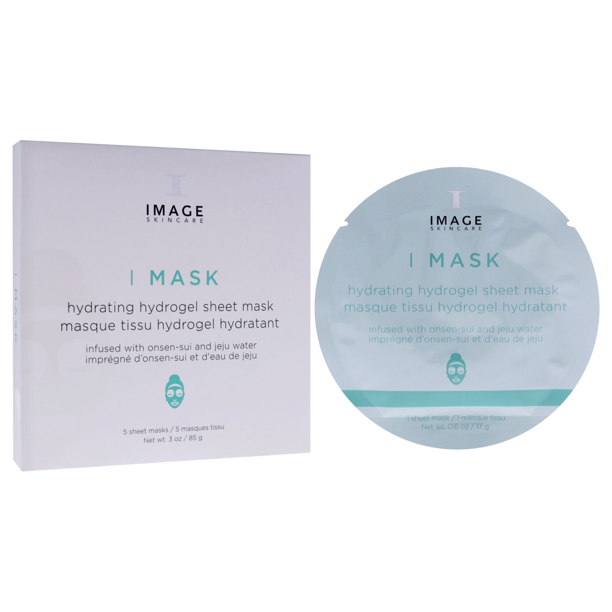 I Mask Hydrating Hydrogel Sheet Mask by Image for Women - 5 x 3 oz Mask, See Description, alternate image number 2