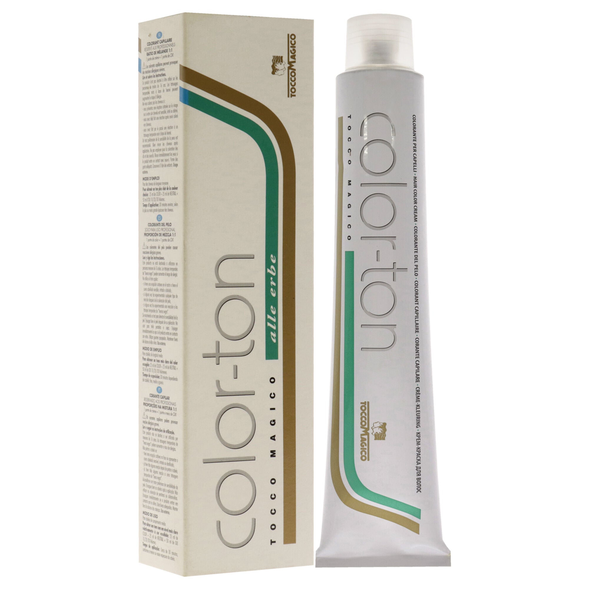 Color-Ton Permanent Hair Color - Neutral-0.00 Tone Diluter-Gloss by Tocco Magico for Unisex - 3.3 oz Hair Color, See Description, alternate image number 1