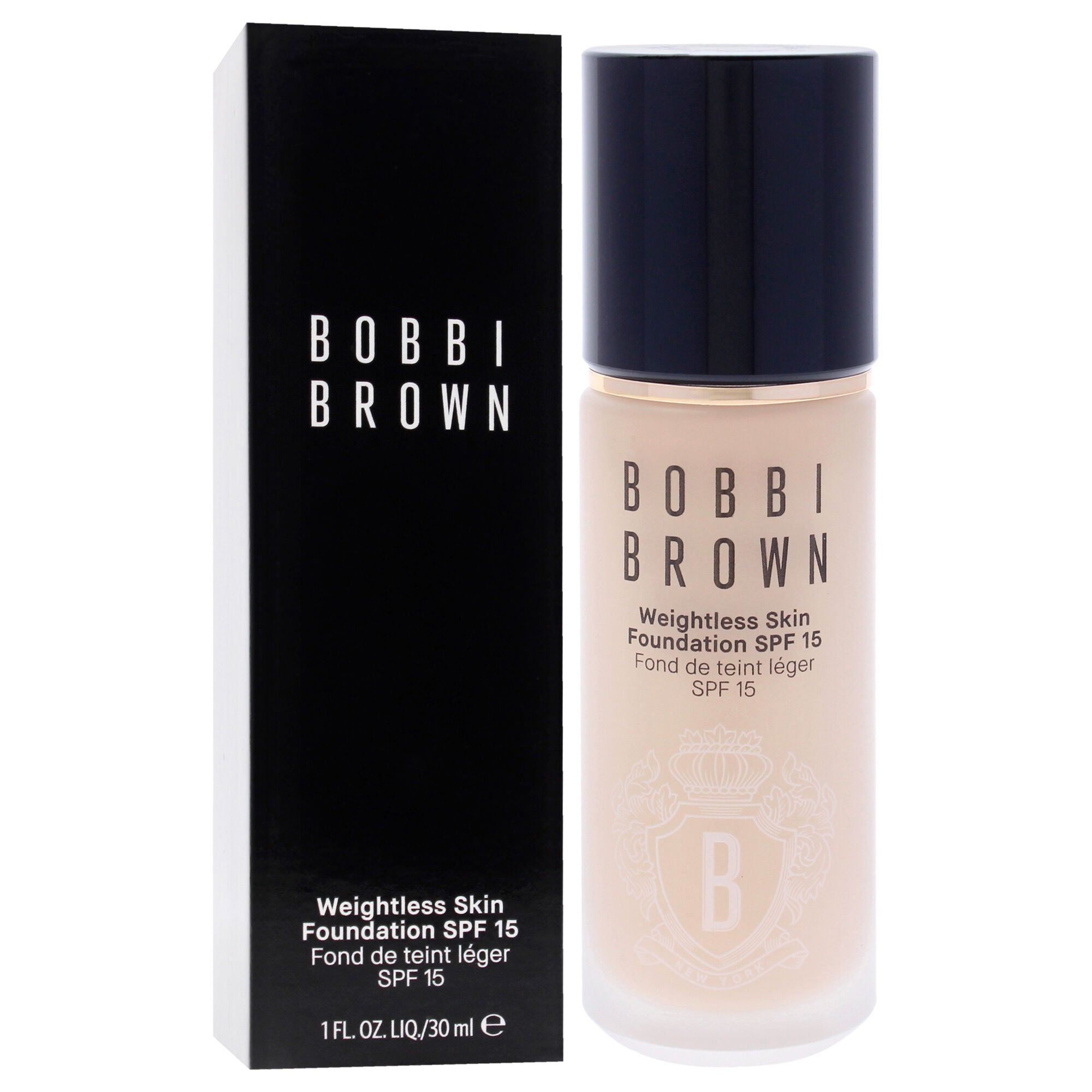 Weightless Skin Foundation SPF 15 - N-000 Neutral Alabaster by Bobbi Brown for Women - 1 oz Foundation, Brown, alternate image number 2