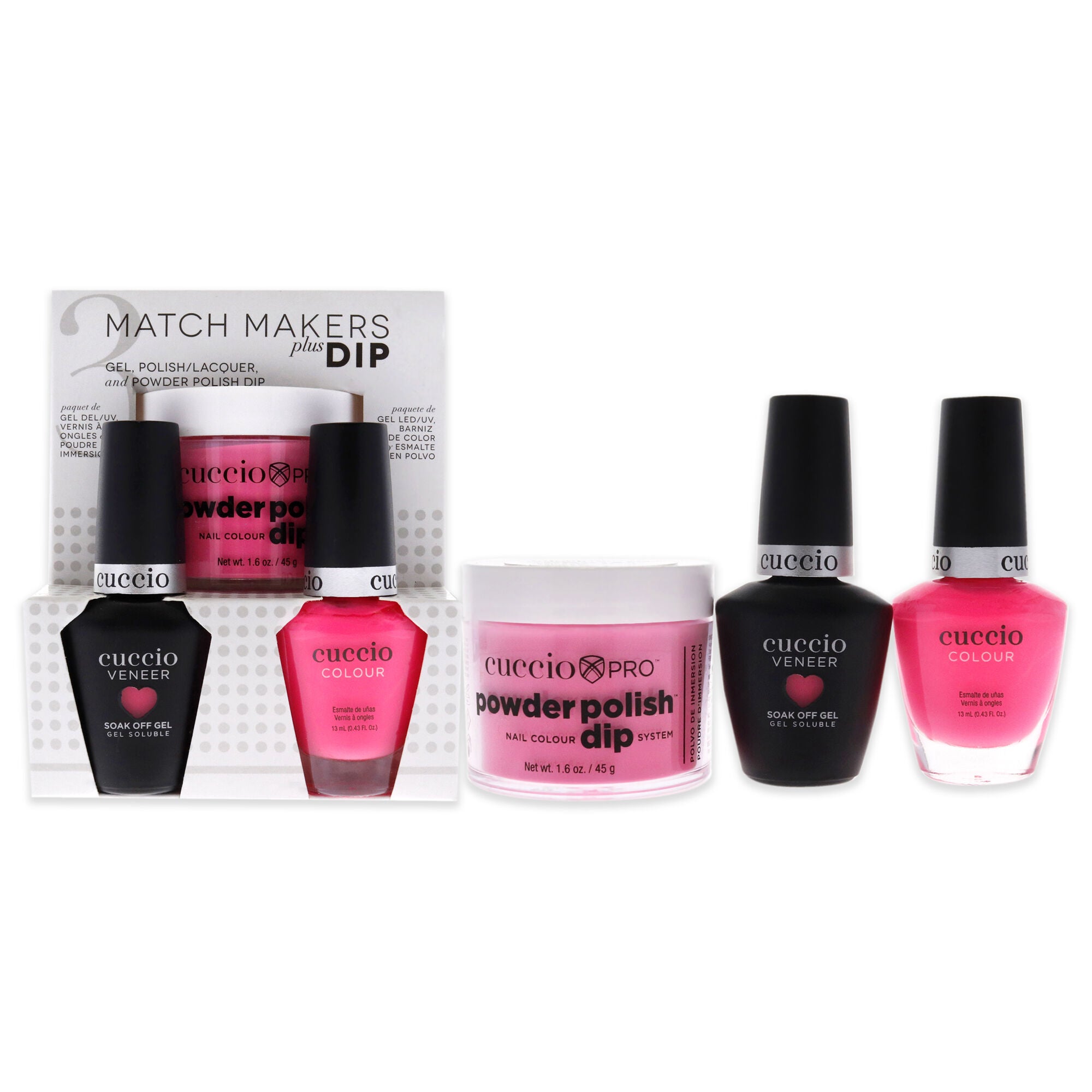 Match Makers Plus Dip - Love Is A Battlefield by Cuccio Colour for Women - 3 Pc Set, See Description, hi-res image number 0