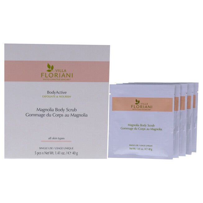 BodyActive Body Scrub - Magnolia by Villa Floriani for Women -5 x 1.41 oz Scrub, NA, hi-res image number null