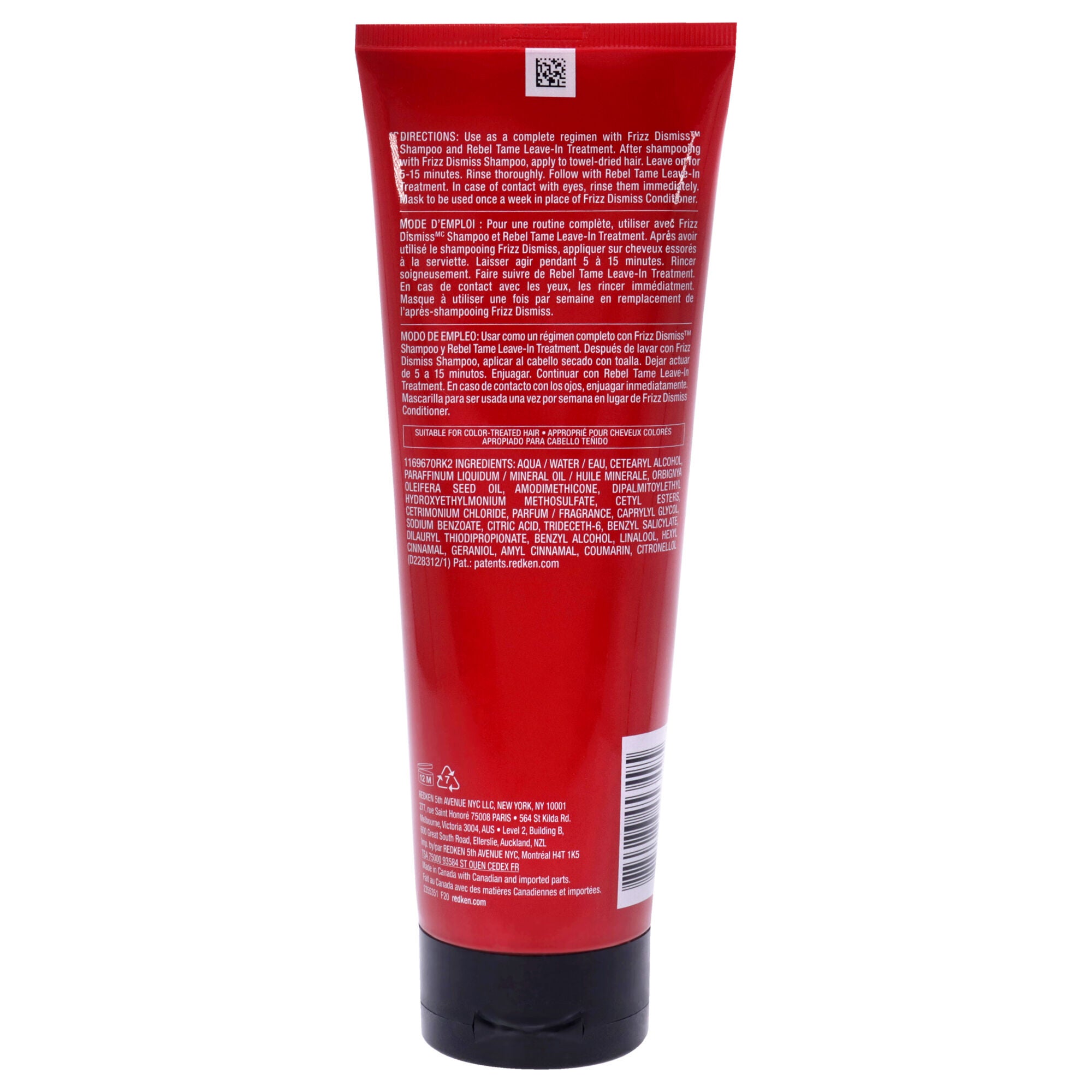 Frizz Dismiss Mask Intense Smoothing Treatment-NP by Redken for Unisex - 8.5 oz Masque, See Description, alternate image number 1