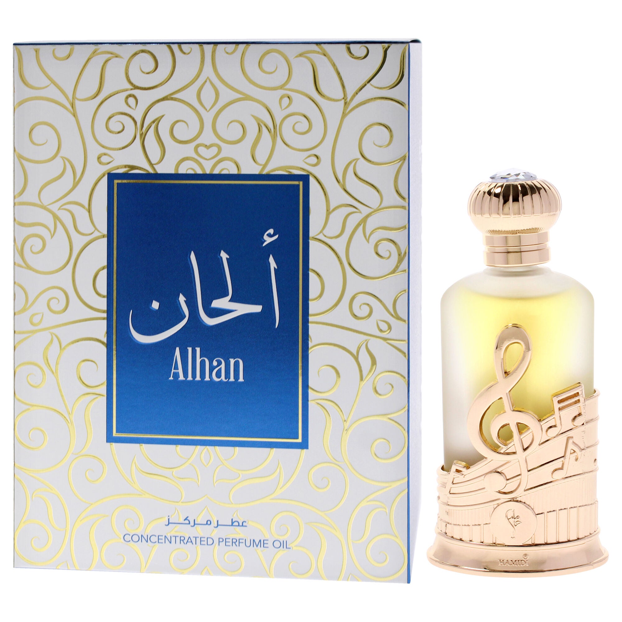 Alhan by Hamidi for Unisex - 0.67 oz Concentrated Perfume Oil, Clear, alternate image number 3