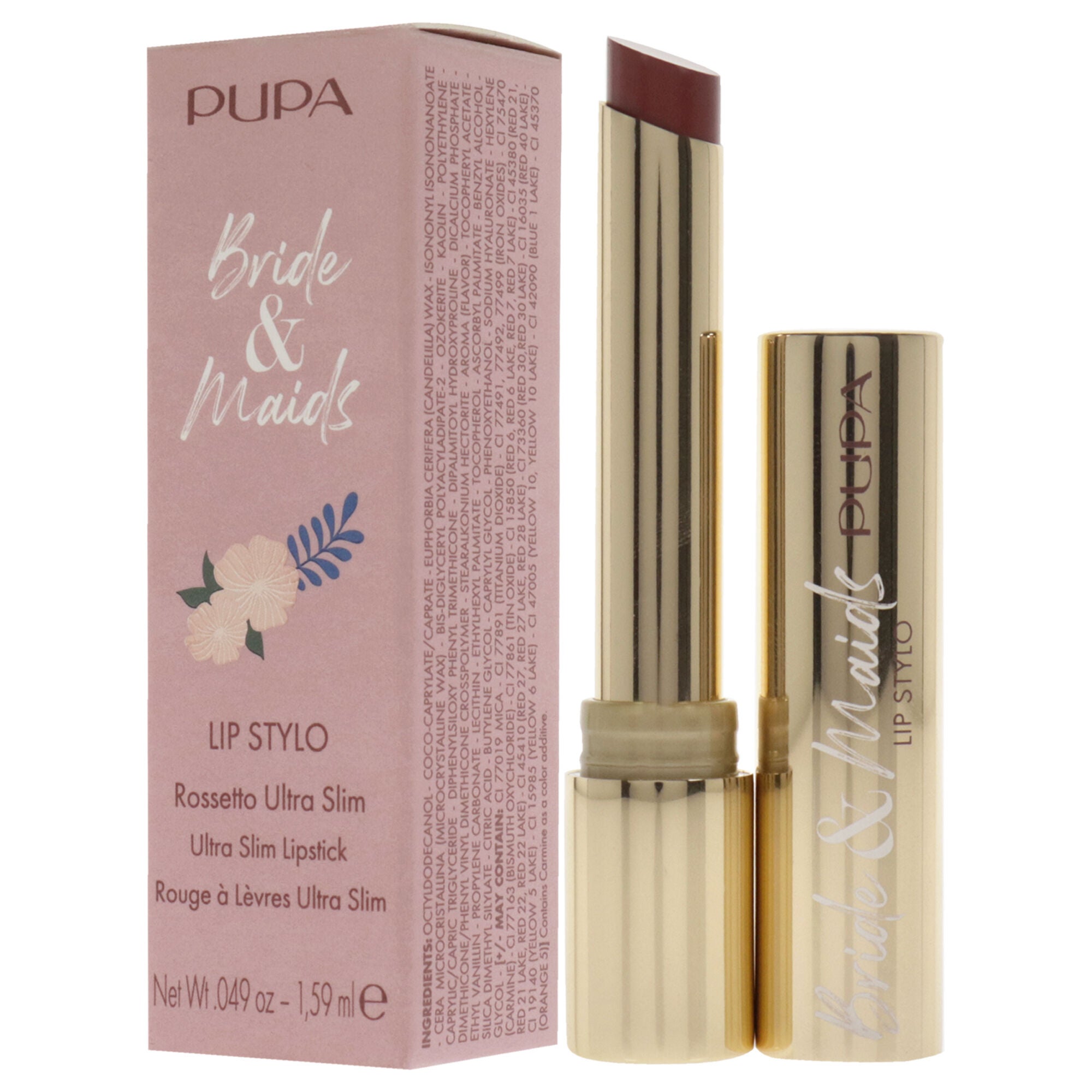 Bride and Maids Lip Stylo Ultra Slim Lipstick - 003 Best Friend by Pupa Milano for Women - 0.049 oz Lipstick, See Description, alternate image number 2