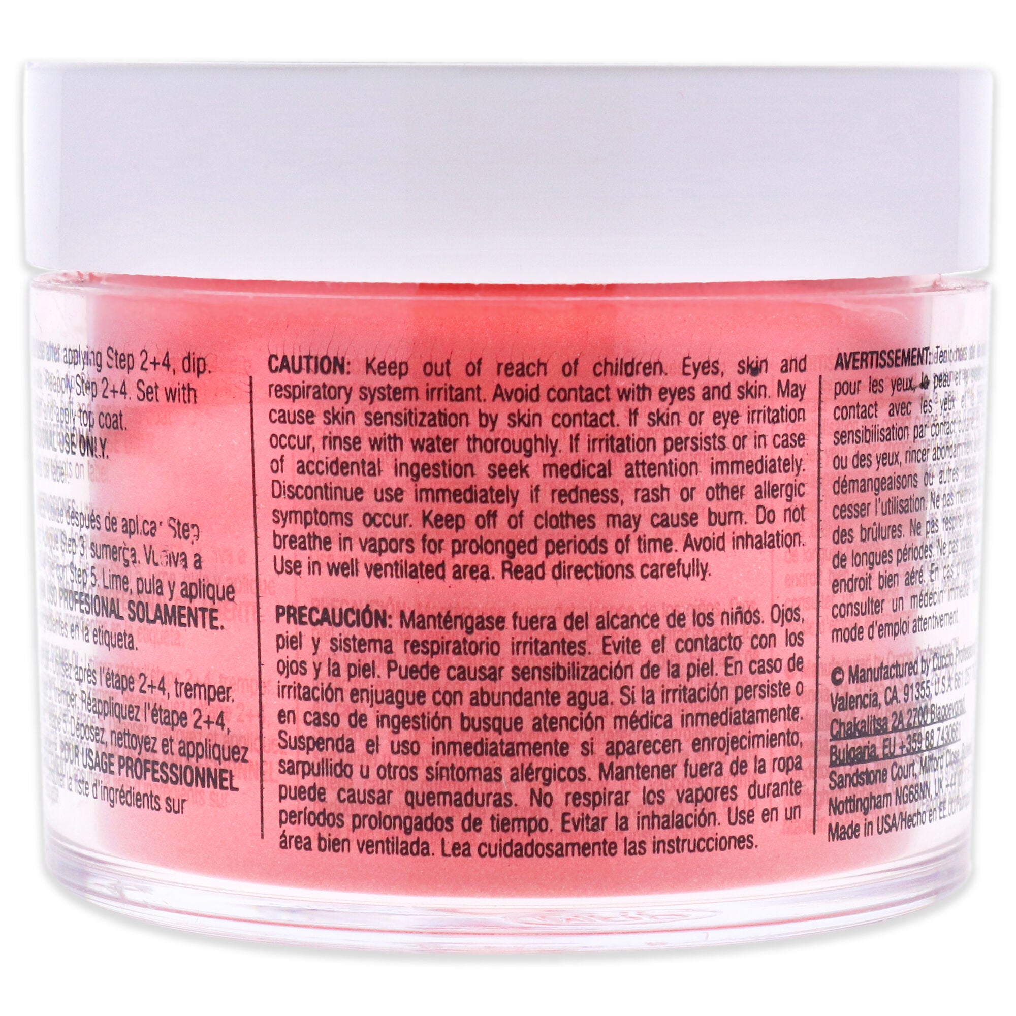 Pro Powder Polish Nail Colour Dip System - Chillin In Chile by Cuccio Colour for Women - 1.6 oz Nail Powder, See Description, alternate image number 2