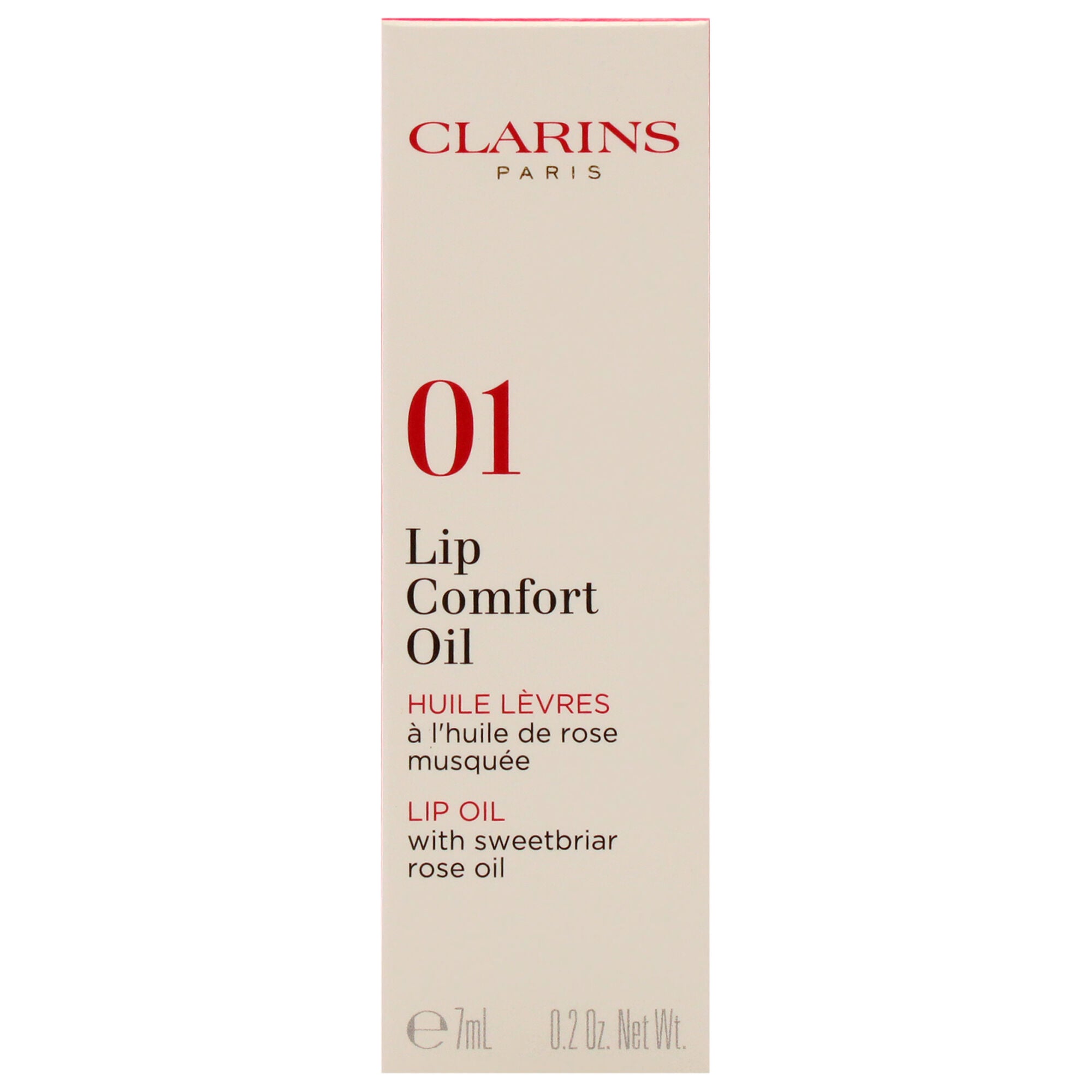 Lip Comfort Oil - 01 Honey by Clarins for Women - 0.2 oz Lip Oil, Yellow, alternate image number 4
