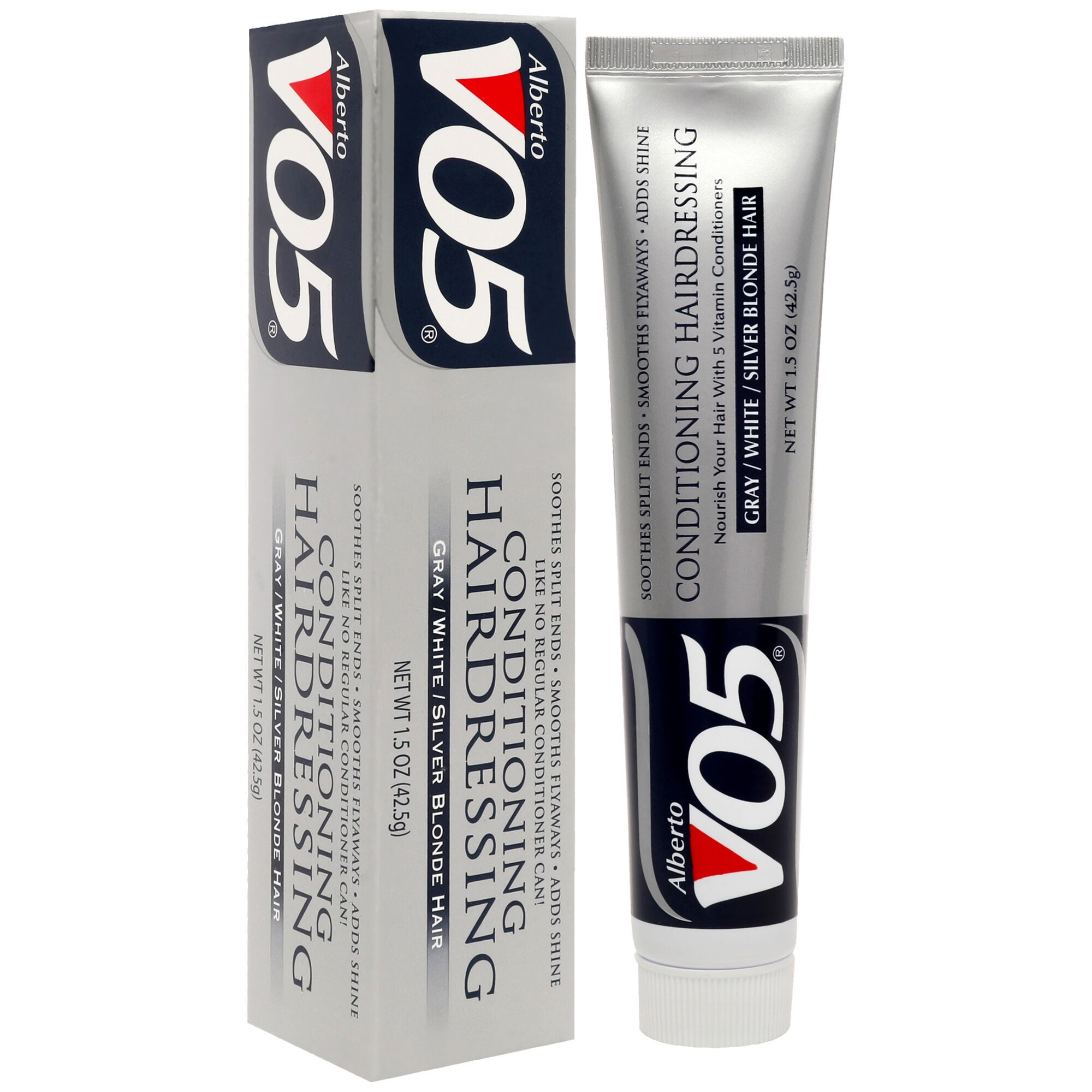 Conditioning Hairdressing - Gray White Silver Blonde Hair by Alberto VO5 for Unisex - 1.5 oz Conditioner, See Description, alternate image number 1