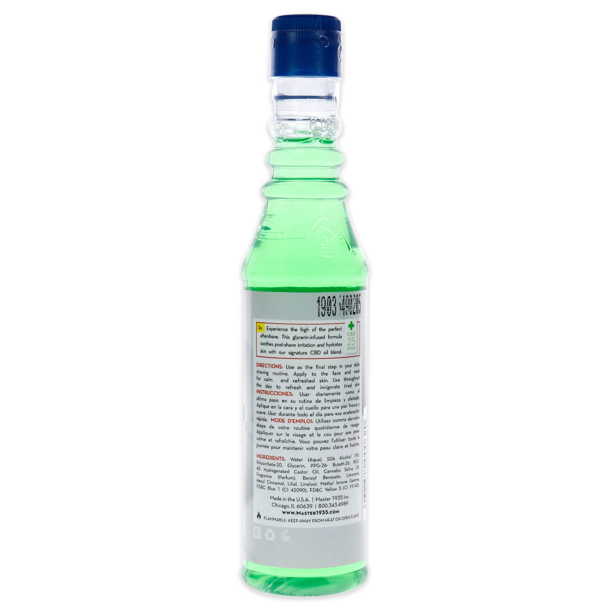 Cannabis Sativa After Shave Lotion by Master Well Comb for Men - 3 oz After Shave Lotion, See Description, alternate image number 2